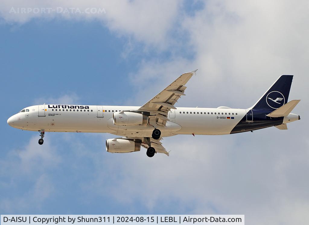 D-AISU, 2009 Airbus A321-231 C/N 4016, Landing rwy 24R in new c/s
