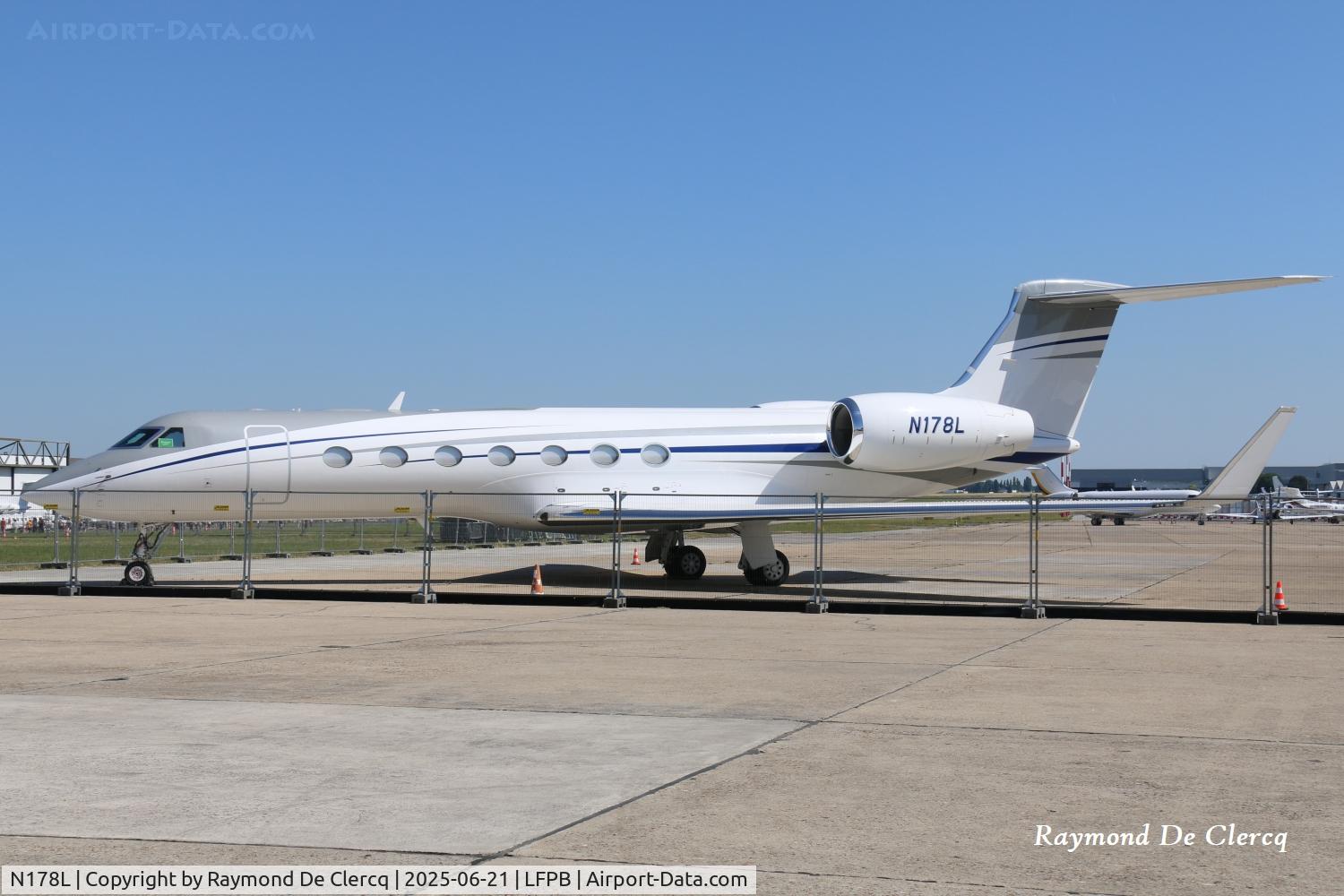 N178L, 2019 Gulfstream Aerospace GV-SP (G550) C/N 5597, At Paris  Le Bourget 2025.
