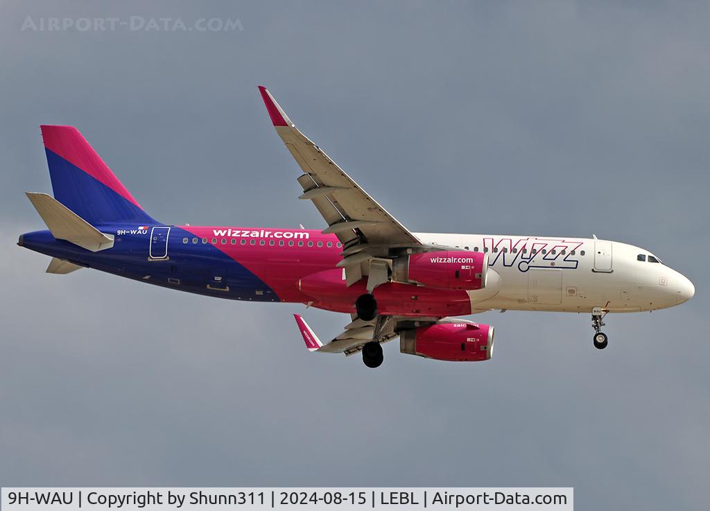 9H-WAU, 2018 Airbus A320-232 C/N 8097, Landing rwy 24R
