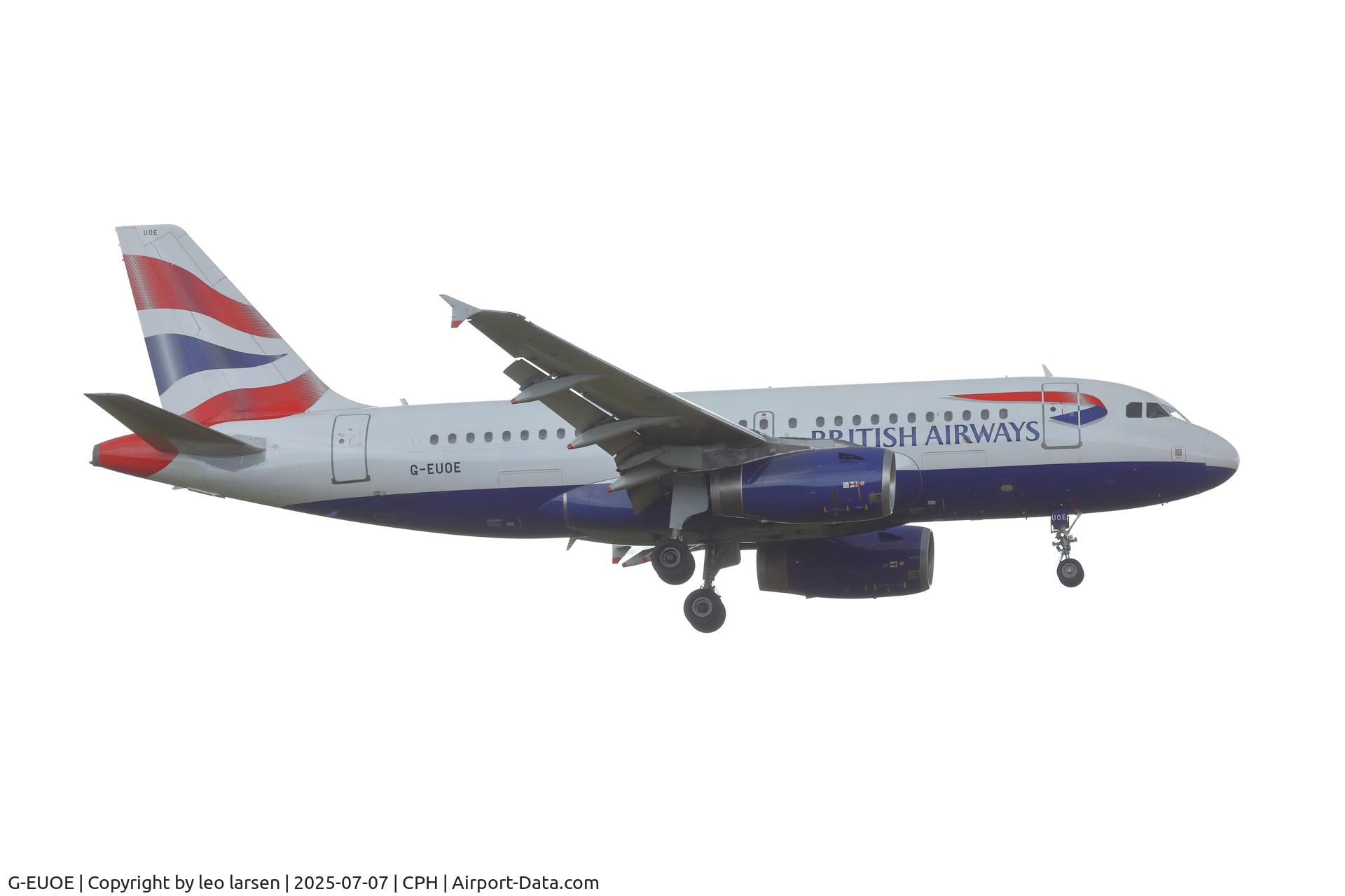 G-EUOE, 2001 Airbus A319-131 C/N 1574, Copenhagen 7.7.2025-