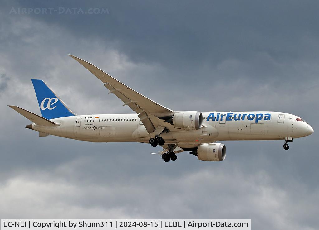 EC-NEI, 2019 Boeing 787-9 Dreamliner C/N 65249, Landing rwy 24R