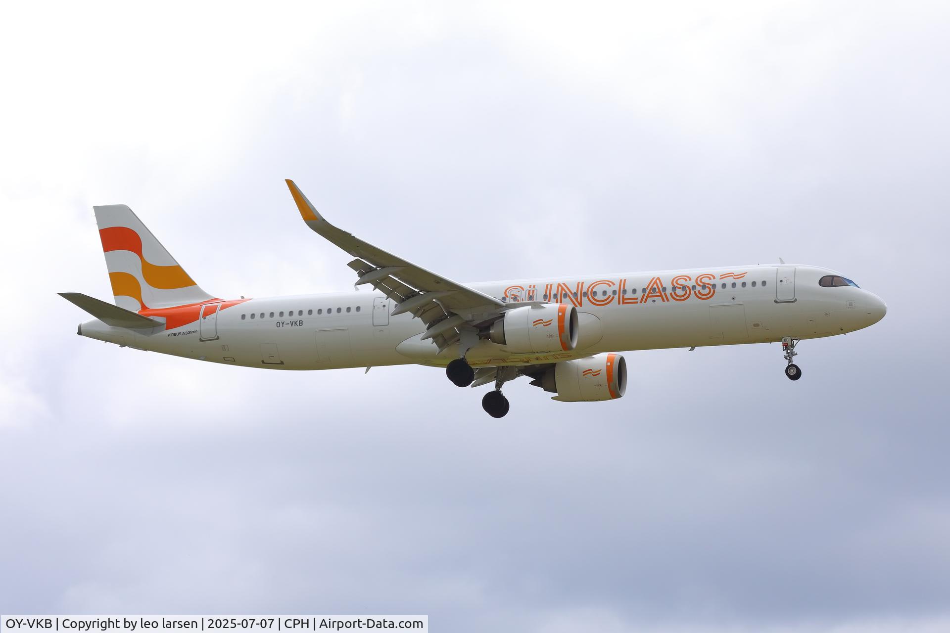 OY-VKB, 2024 Airbus A321-251NX C/N 11742, Copenhagen 7.7.2025