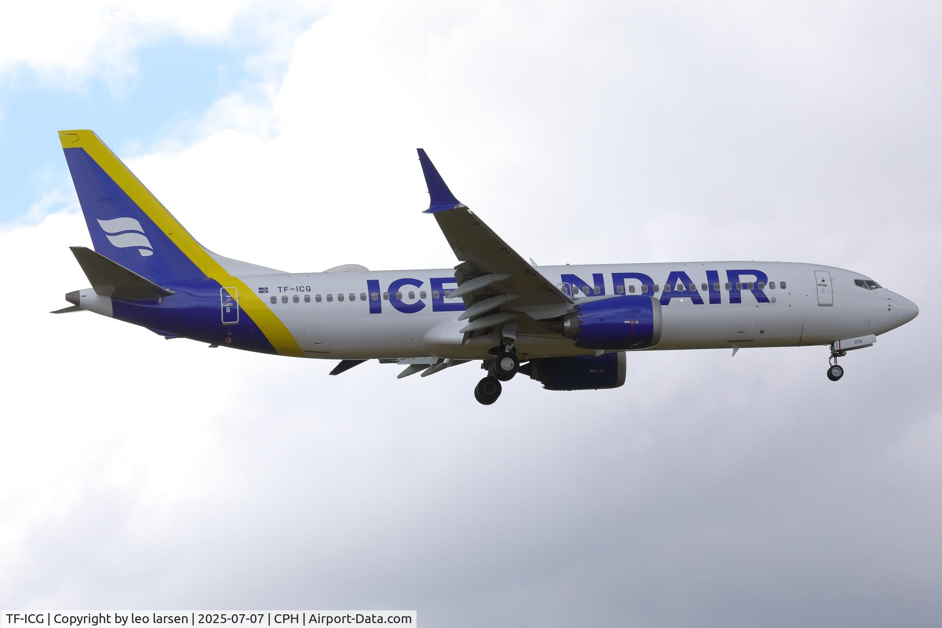 TF-ICG, 2018 Boeing 737-8 MAX C/N 42836, Copenhagen 7.7.2025