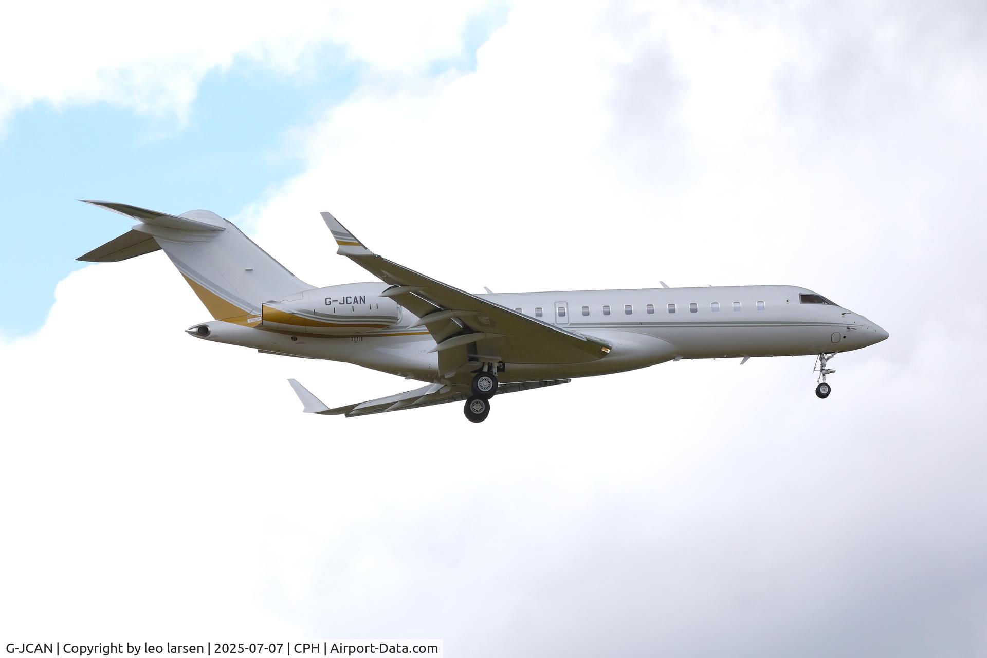 G-JCAN, 2023 Bombarier BD700 Global 6500 C/N 60092, Copenhagen 7.7.2025