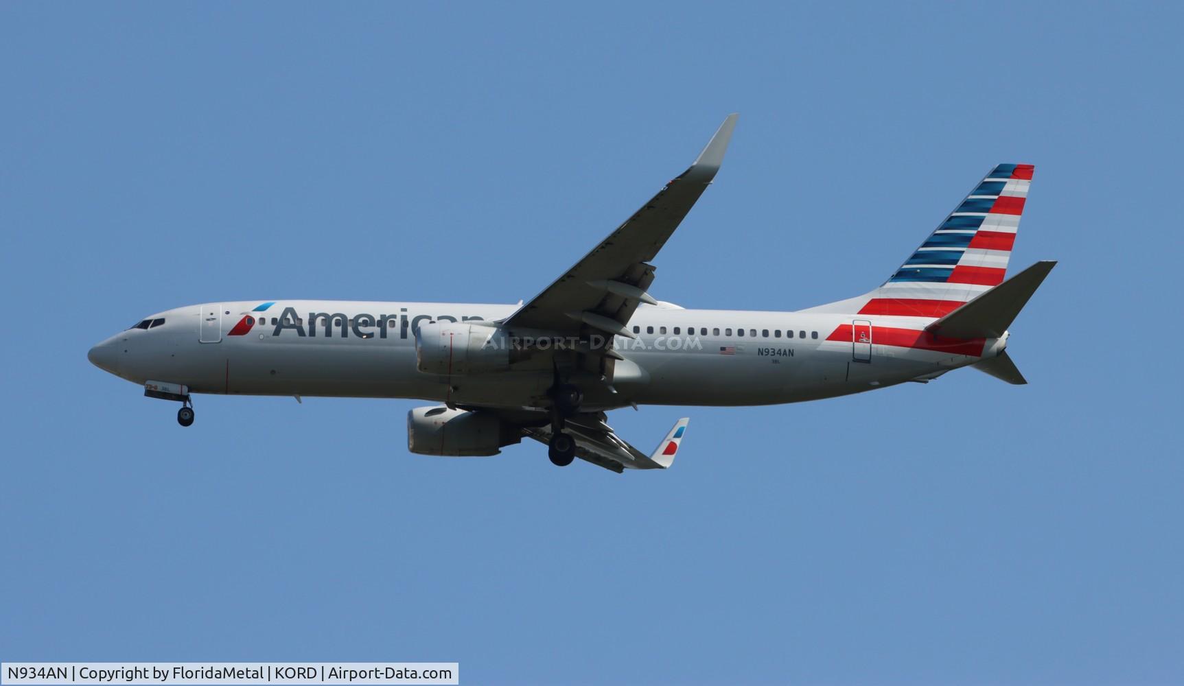 N934AN, 2000 Boeing 737-823 C/N 29531, AAL 738 zx phl-ord