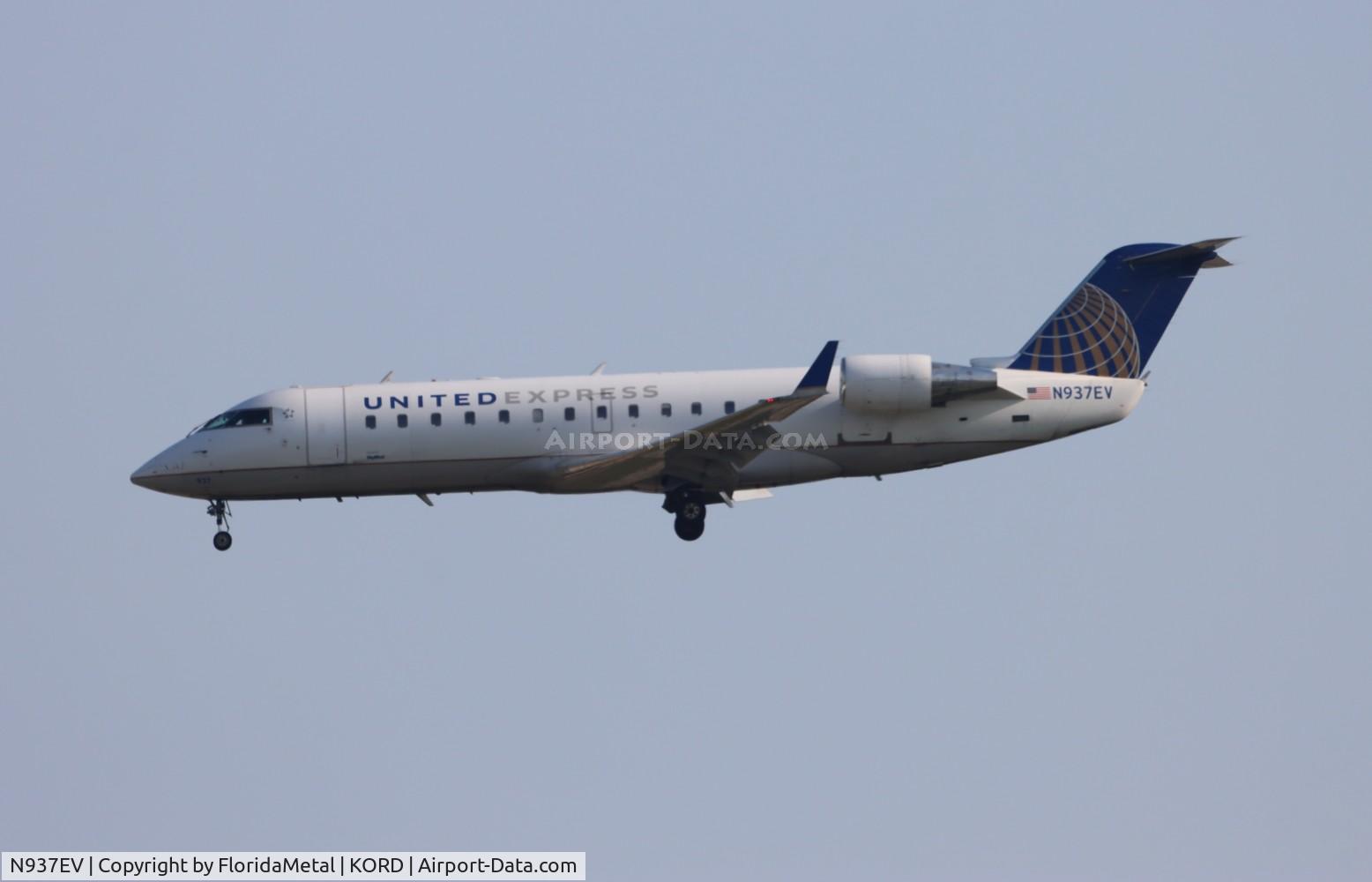 N937EV, 2005 Bombardier CRJ-200ER (CL-600-2B19) C/N 8042, SKW/UE CR2 oc zx cak-ord