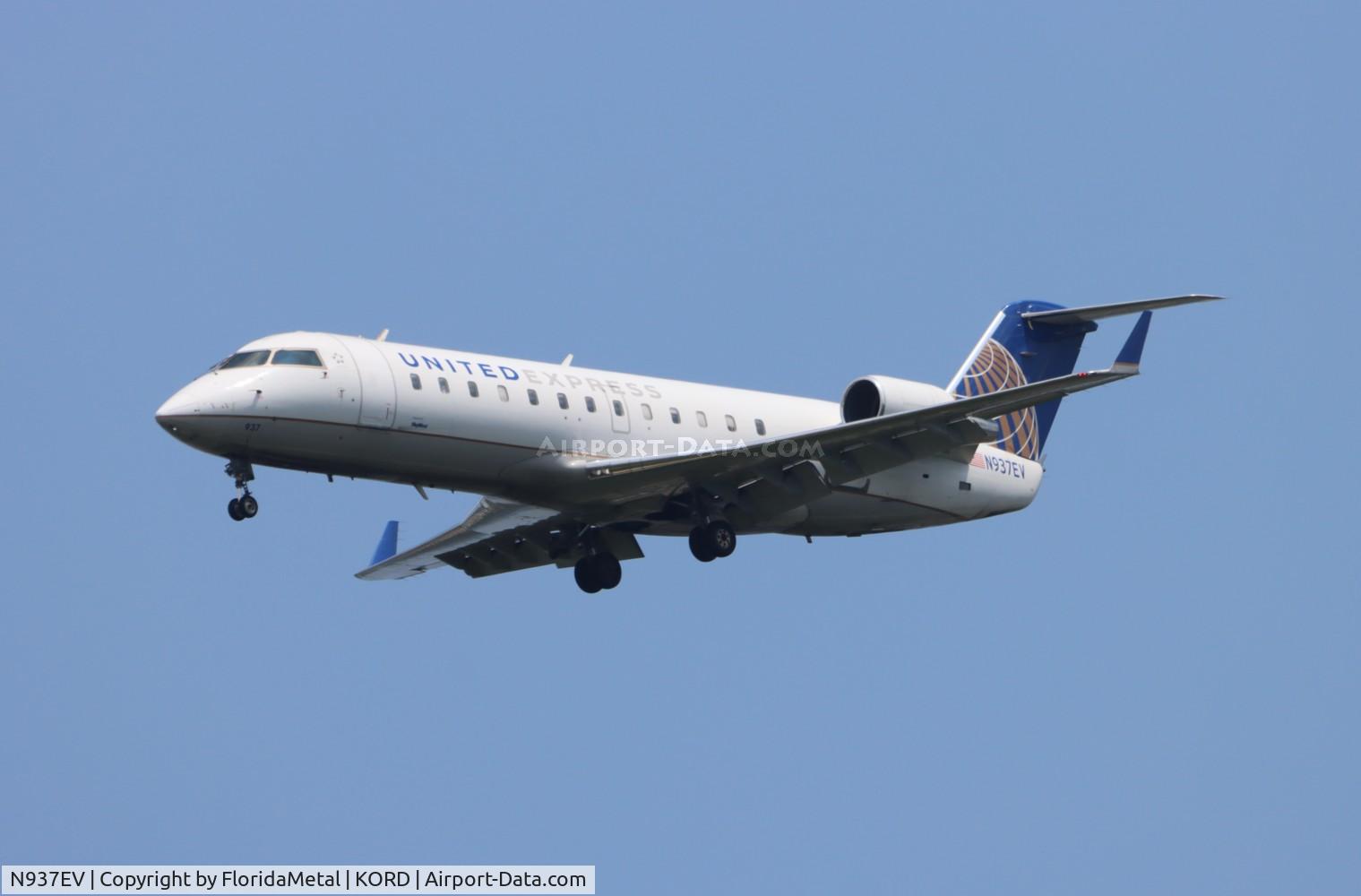 N937EV, 2005 Bombardier CRJ-200ER (CL-600-2B19) C/N 8042, SKW/UE CR2 oc zx lit-ord