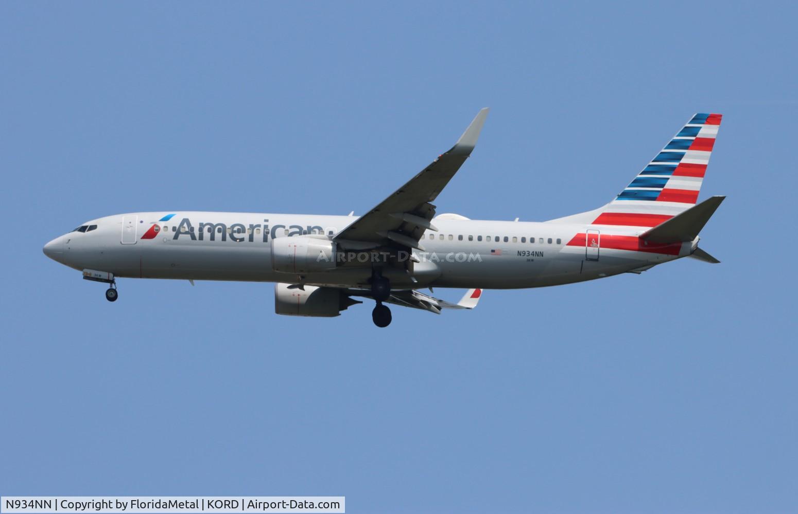 N934NN, 2013 Boeing 737-823 C/N 33489, AAL 738 zx lax-ord
