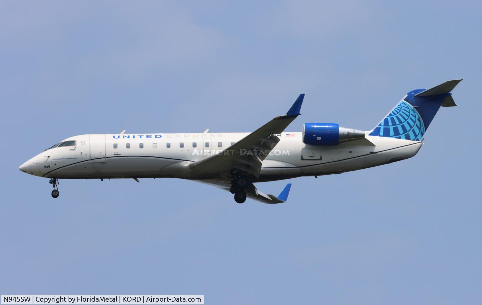 N945SW, 2003 Bombardier CRJ-200LR (CL-600-2B19) C/N 7770, SKW CR2 nc zx sgf-ord