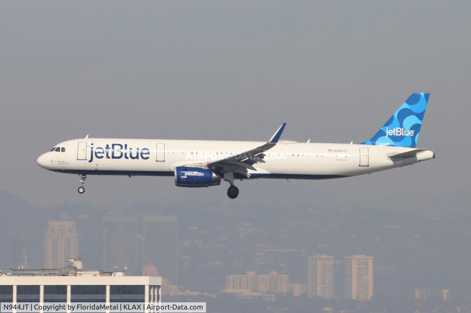 N944JT, 2014 Airbus A321-231 C/N 6359, JBU A321 zx bos-lax