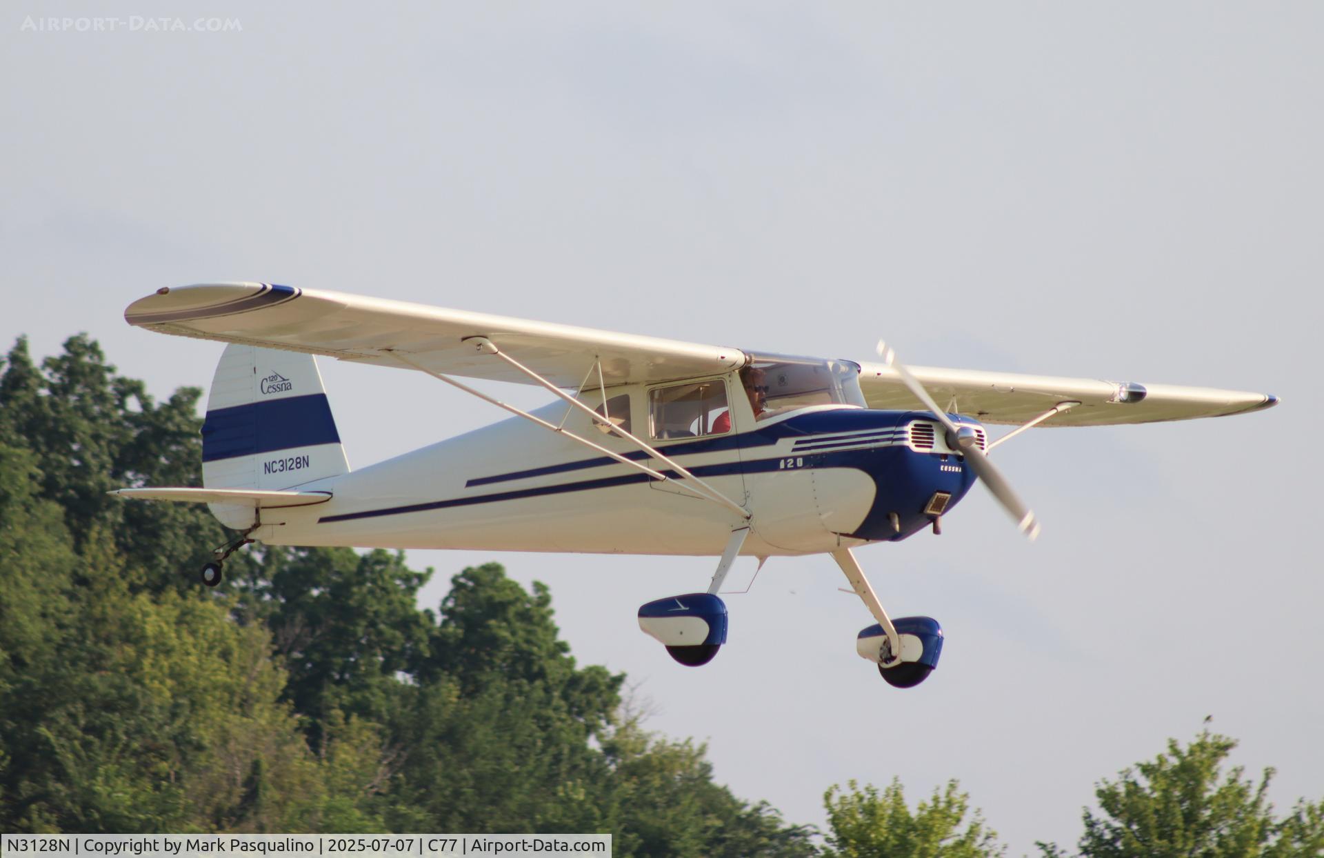 N3128N, 1947 Cessna 120 C/N 13386, Cessna 120