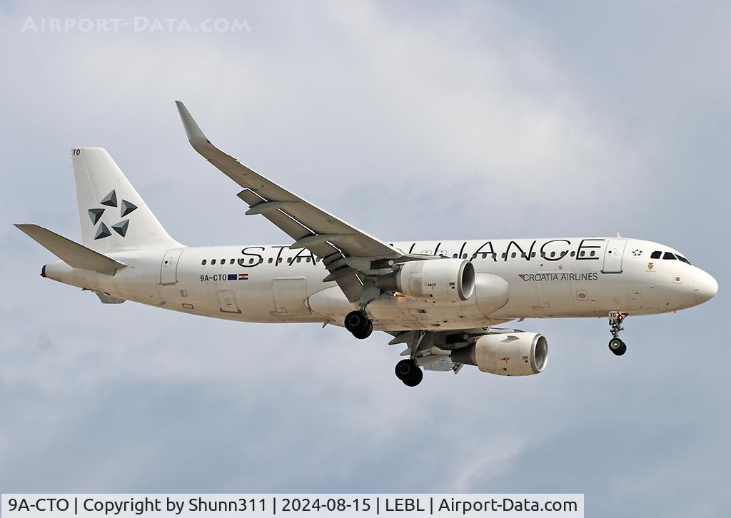 9A-CTO, 2004 Airbus A320-214 C/N 2178, Landing rwy 24R in Star Alliance c/s