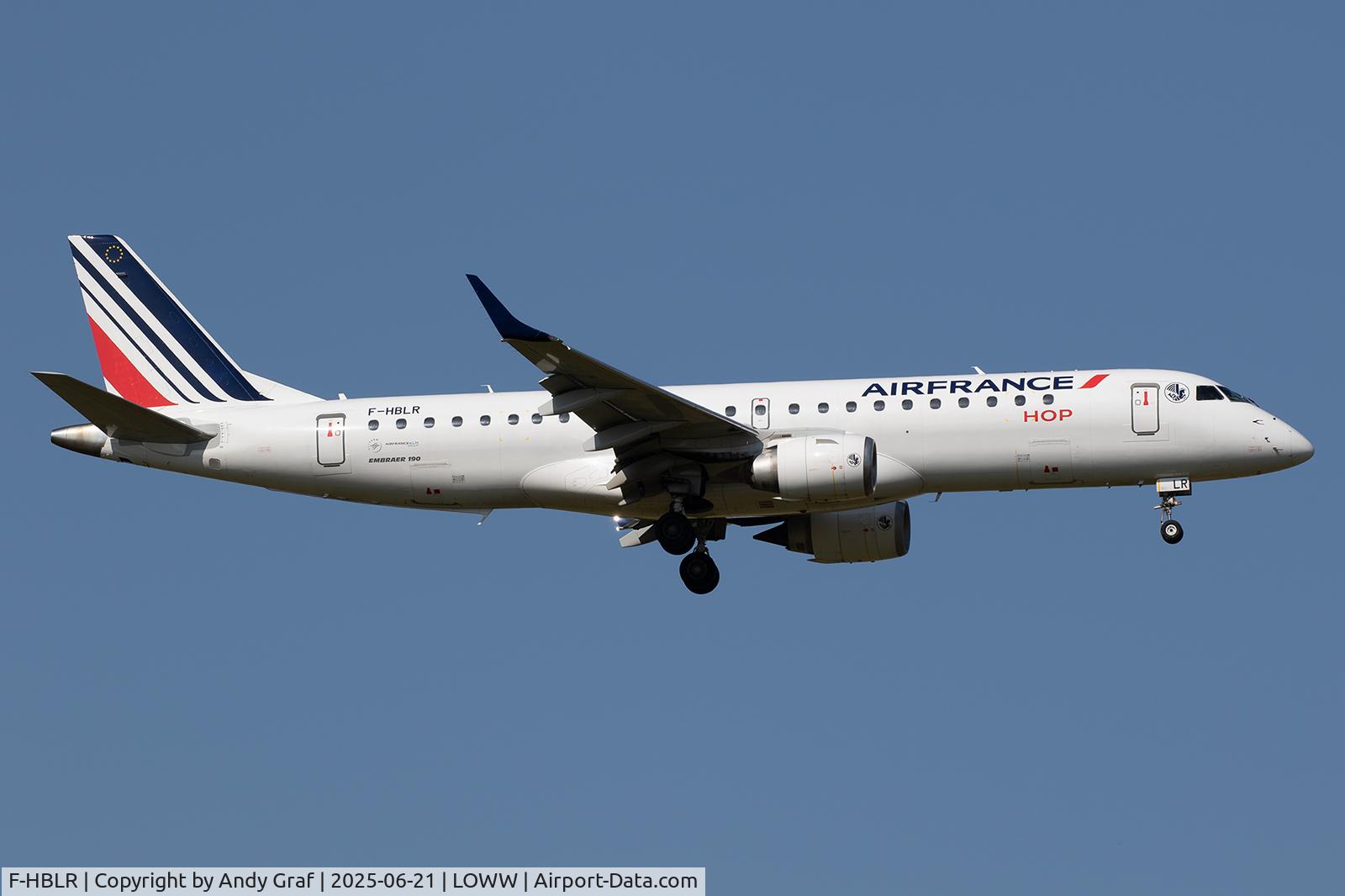 F-HBLR, 2009 Embraer ERJ-190STD (ERJ-190-100) C/N 19000322, Air France EMB190