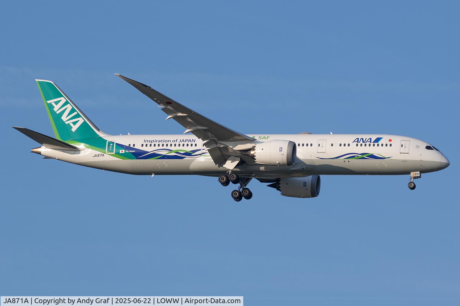 JA871A, 2015 Boeing 787-9 Dreamliner C/N 34534, ANA 787-9