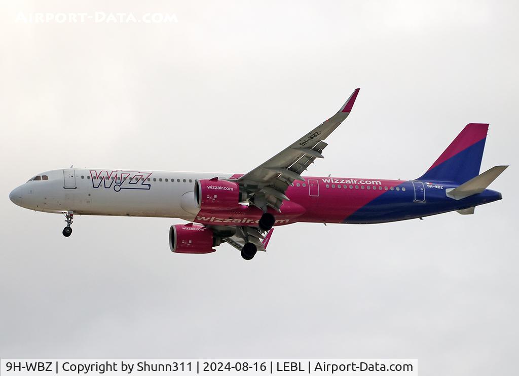 9H-WBZ, 2022 Airbus A321-271NX C/N 10985, Landing rwy 24R