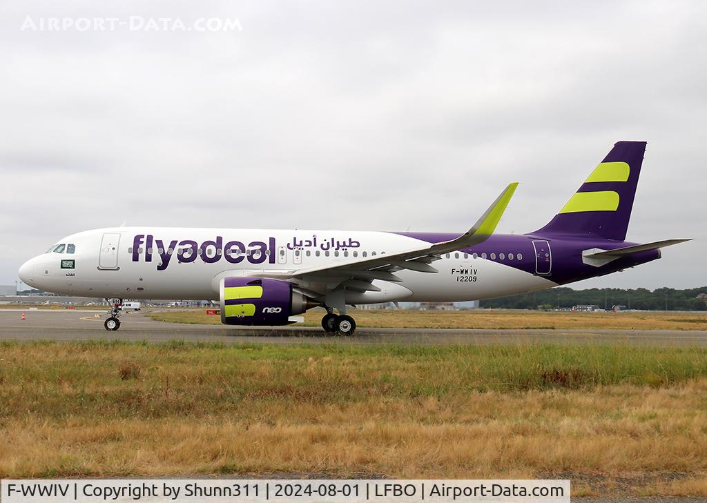 F-WWIV, 2024 Airbus A320-251N C/N 12209, C/n 12209 - To be HZ-FBH