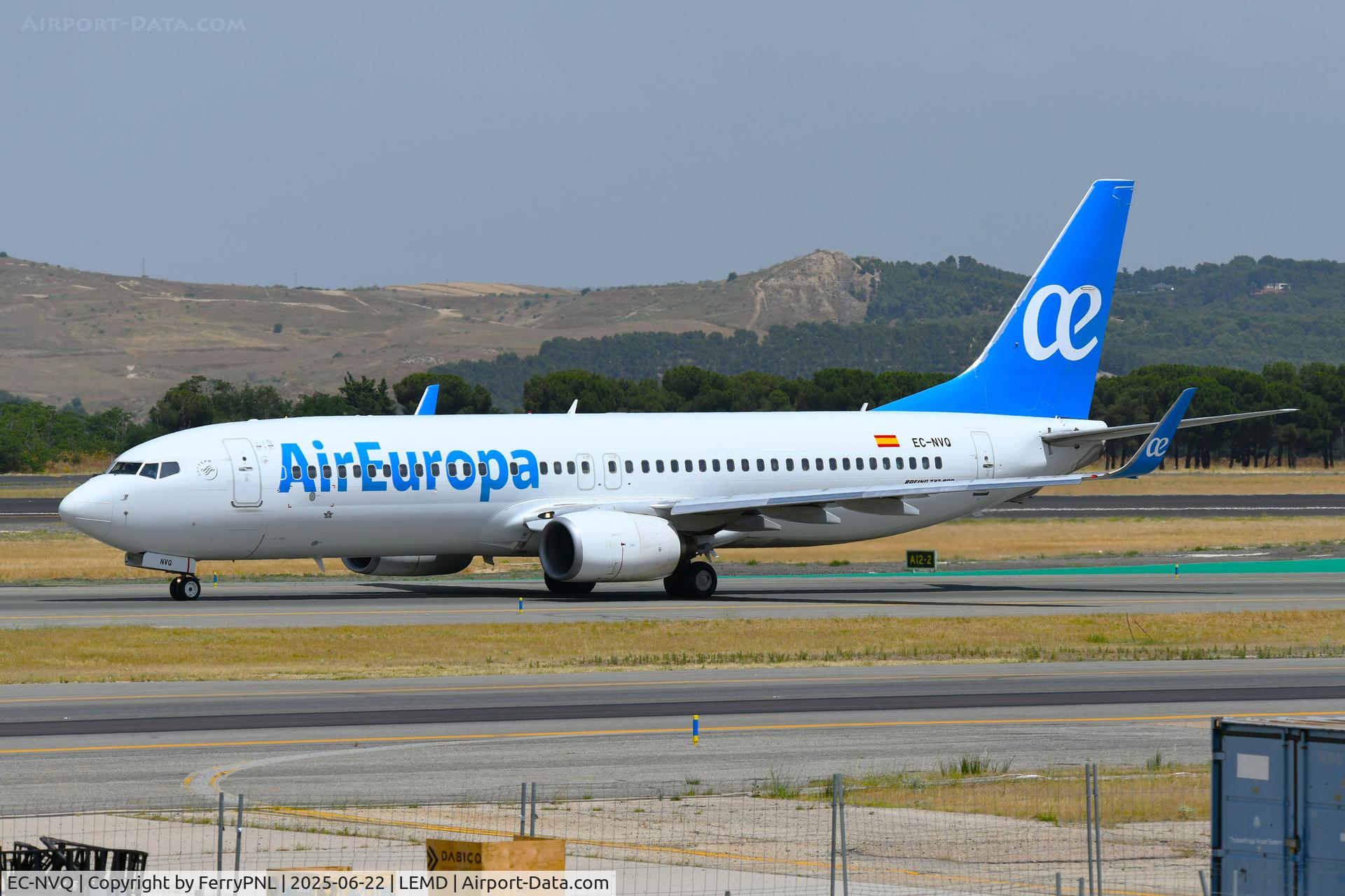 EC-NVQ, 2009 Boeing 737-8AS C/N 37534, Air Europa B738 , ex EI-EFL and UR-PST