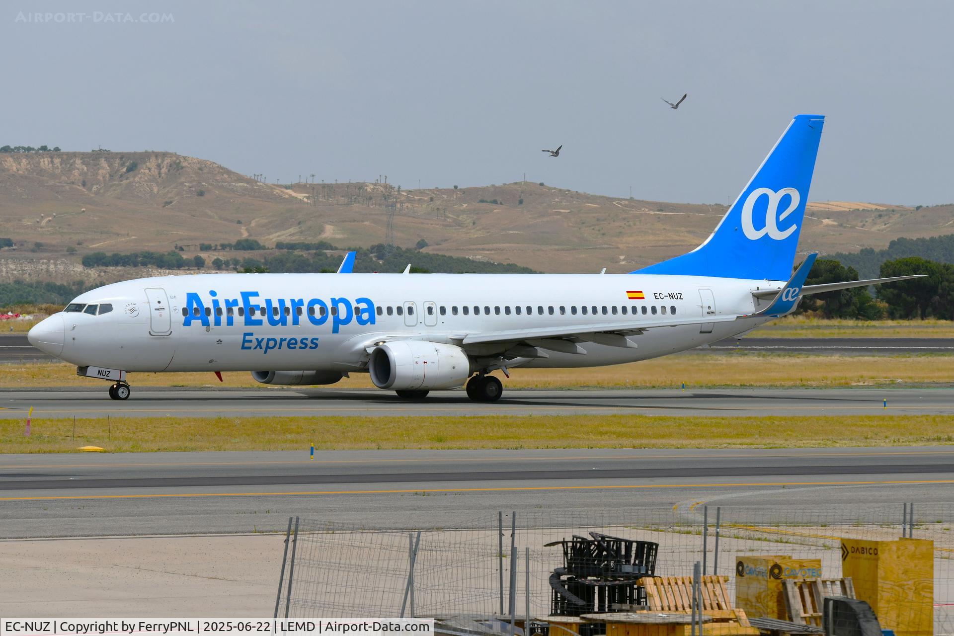 EC-NUZ, 2015 Boeing 737-8GP C/N 39866, Air Europa Express B738