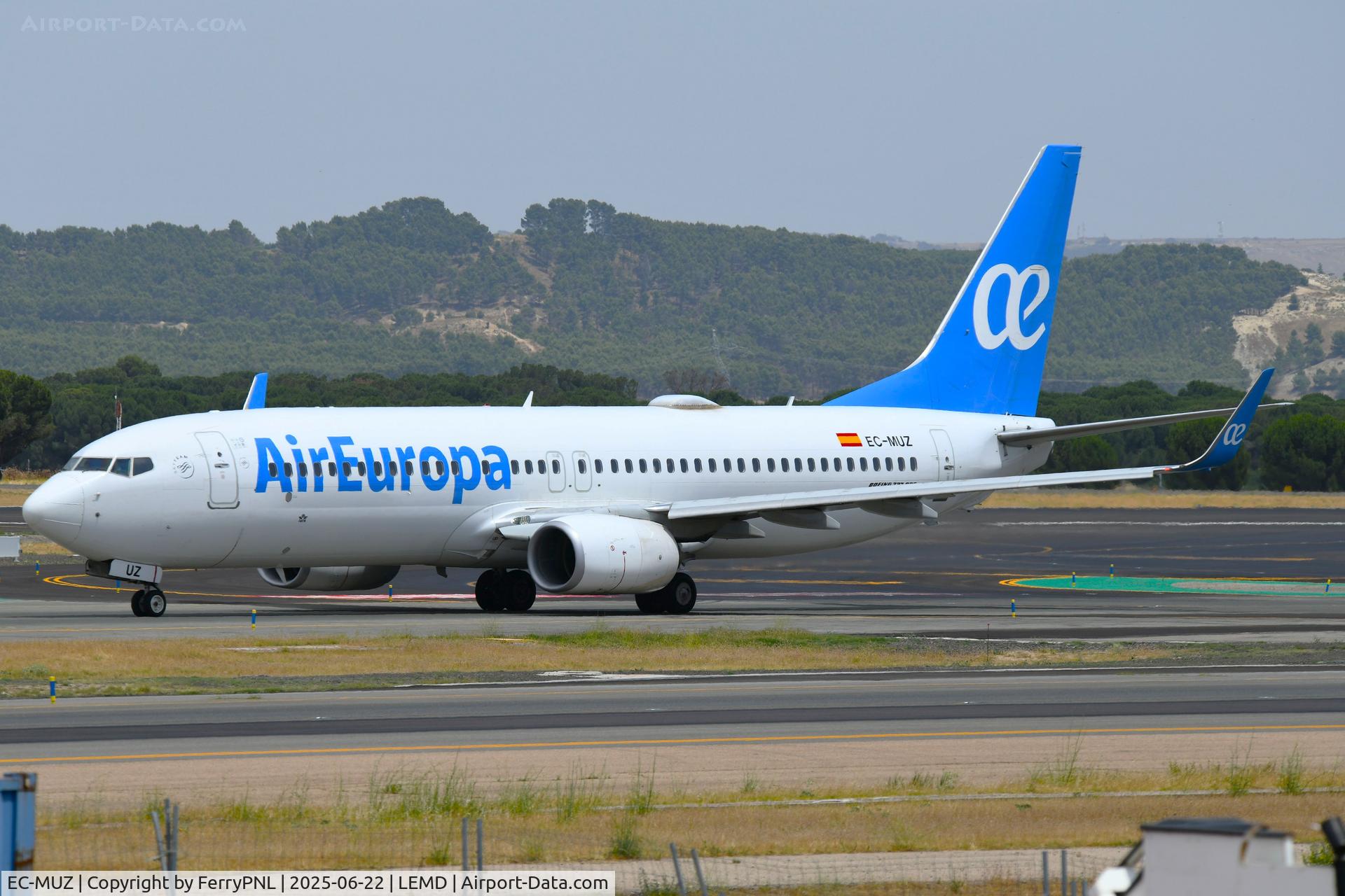 EC-MUZ, 2018 Boeing 737-85P C/N 60589, Air Europa B738