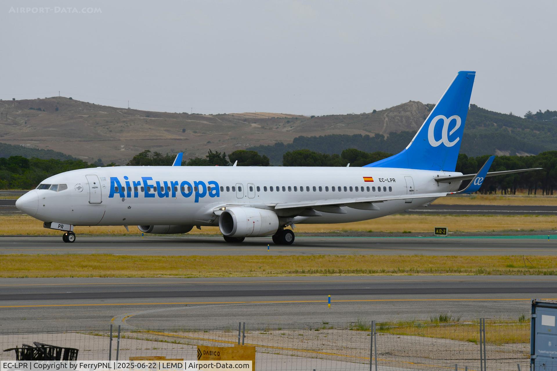 EC-LPR, 2012 Boeing 737-85P C/N 36588, Air Europa B738