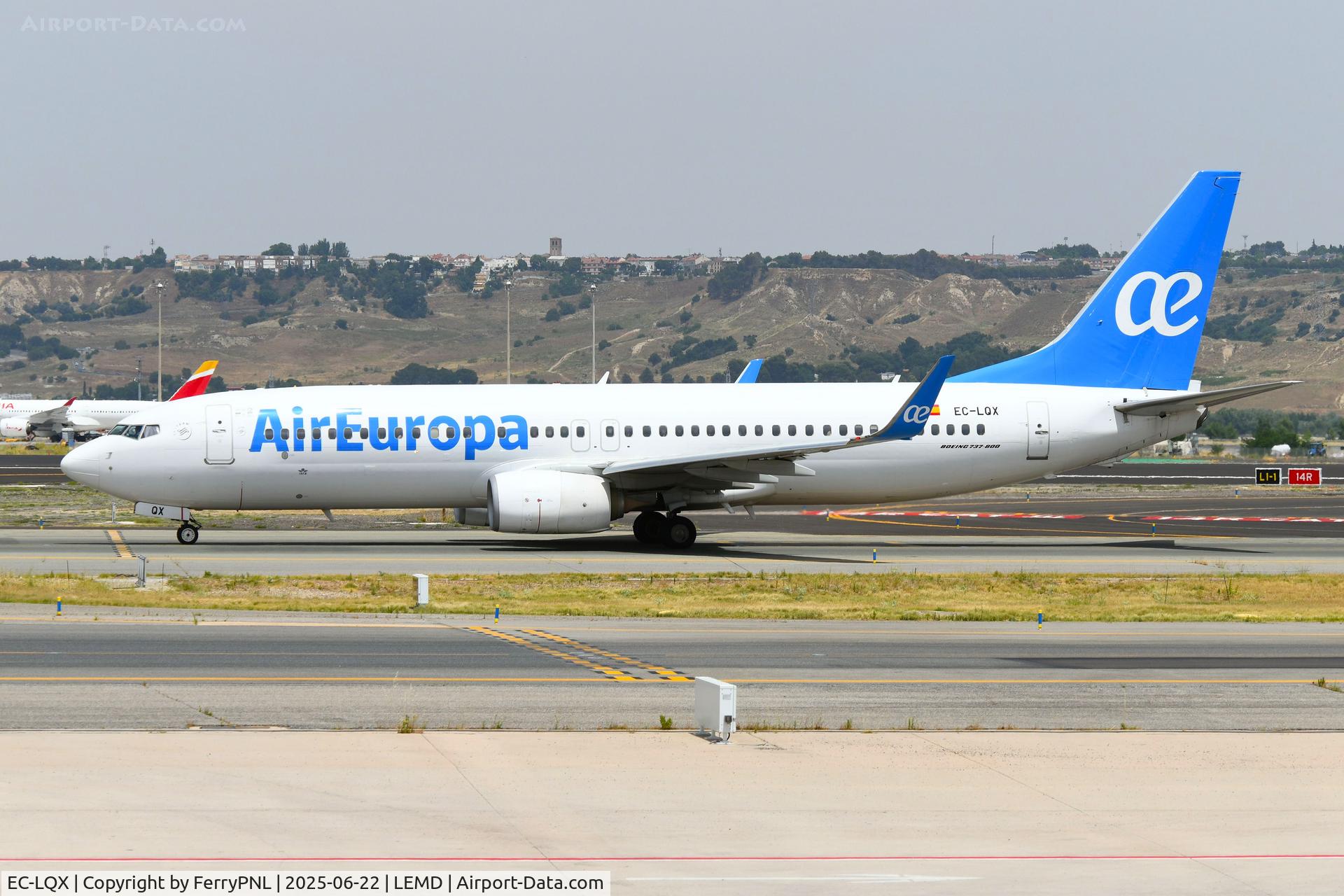 EC-LQX, 2012 Boeing 737-85P C/N 36589, Air Europa B738 in its latest livery