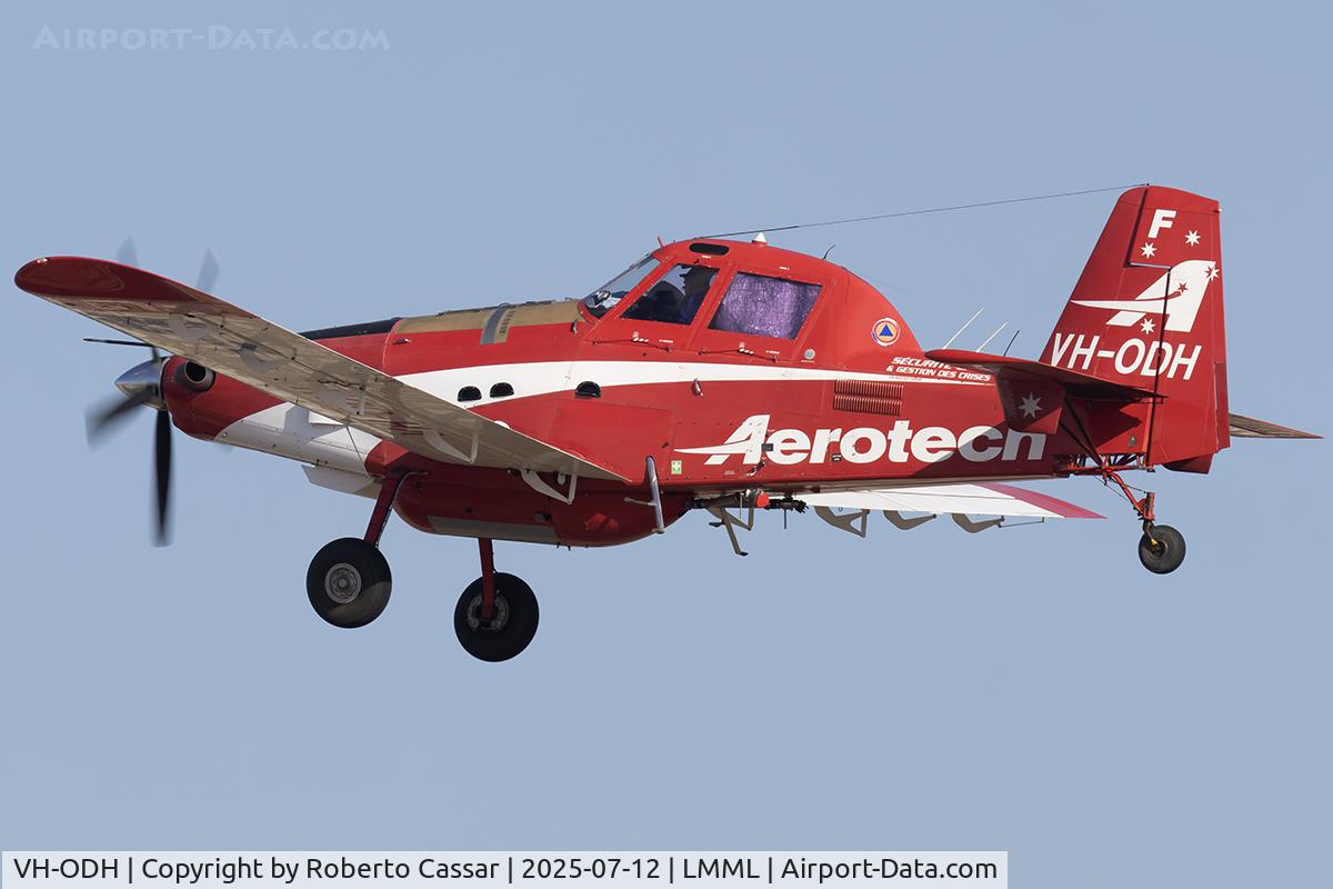 VH-ODH, Air Tractor AT-802A C/N 802A-0114, Runway 23