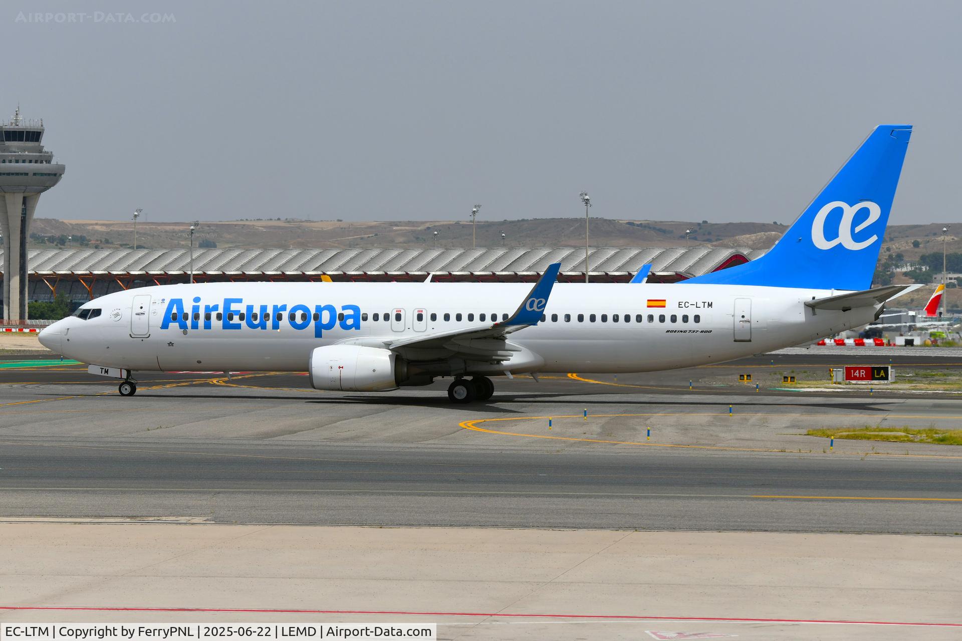 EC-LTM, 2012 Boeing 737-85P C/N 36591, Air Europa B738