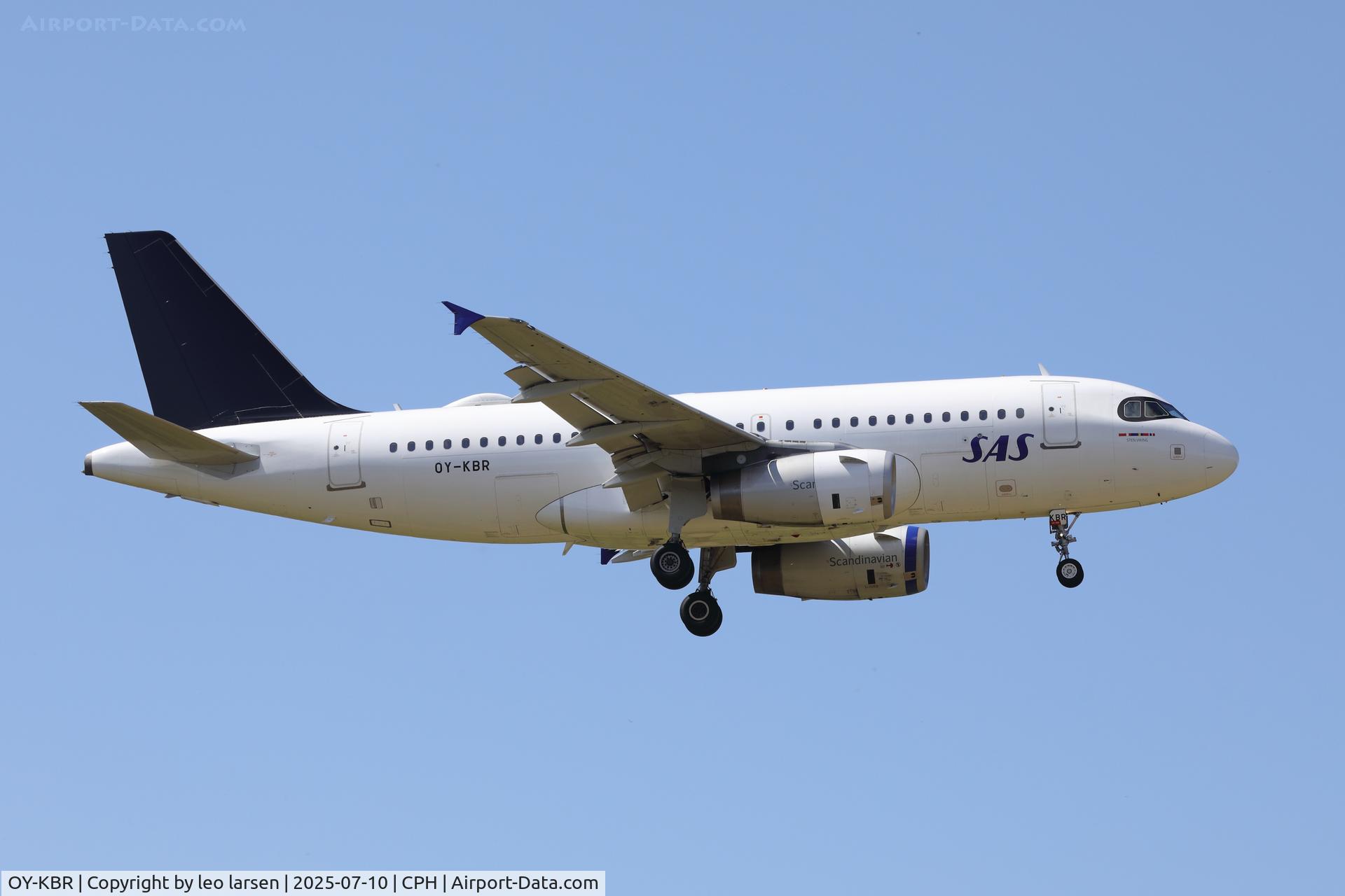 OY-KBR, 2007 Airbus A319-132 C/N 3231, Copenhagen 10.7.2025