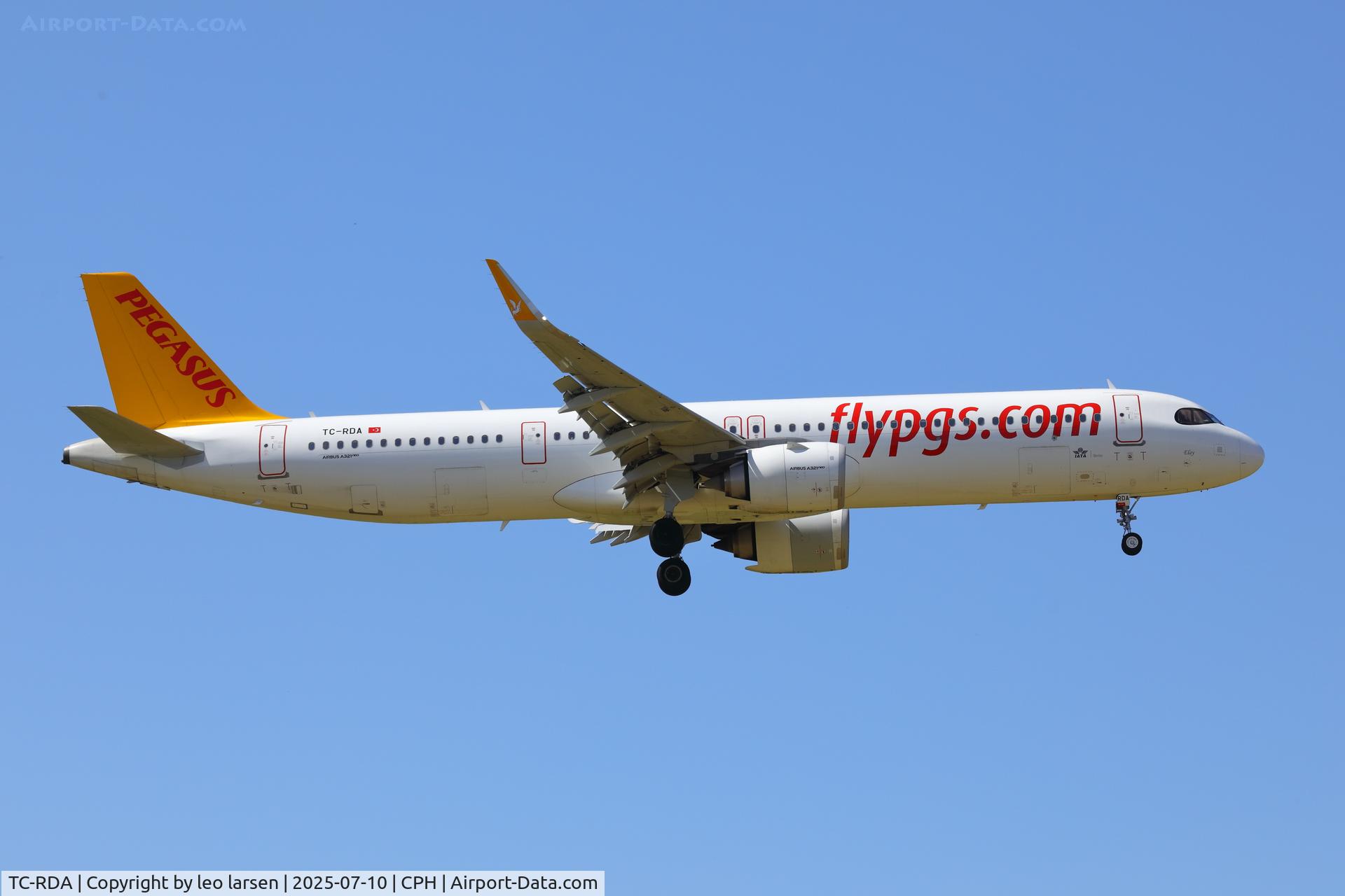 TC-RDA, 2022 Airbus A321-251NX C/N 10987, Copenhagen 10.7.2027