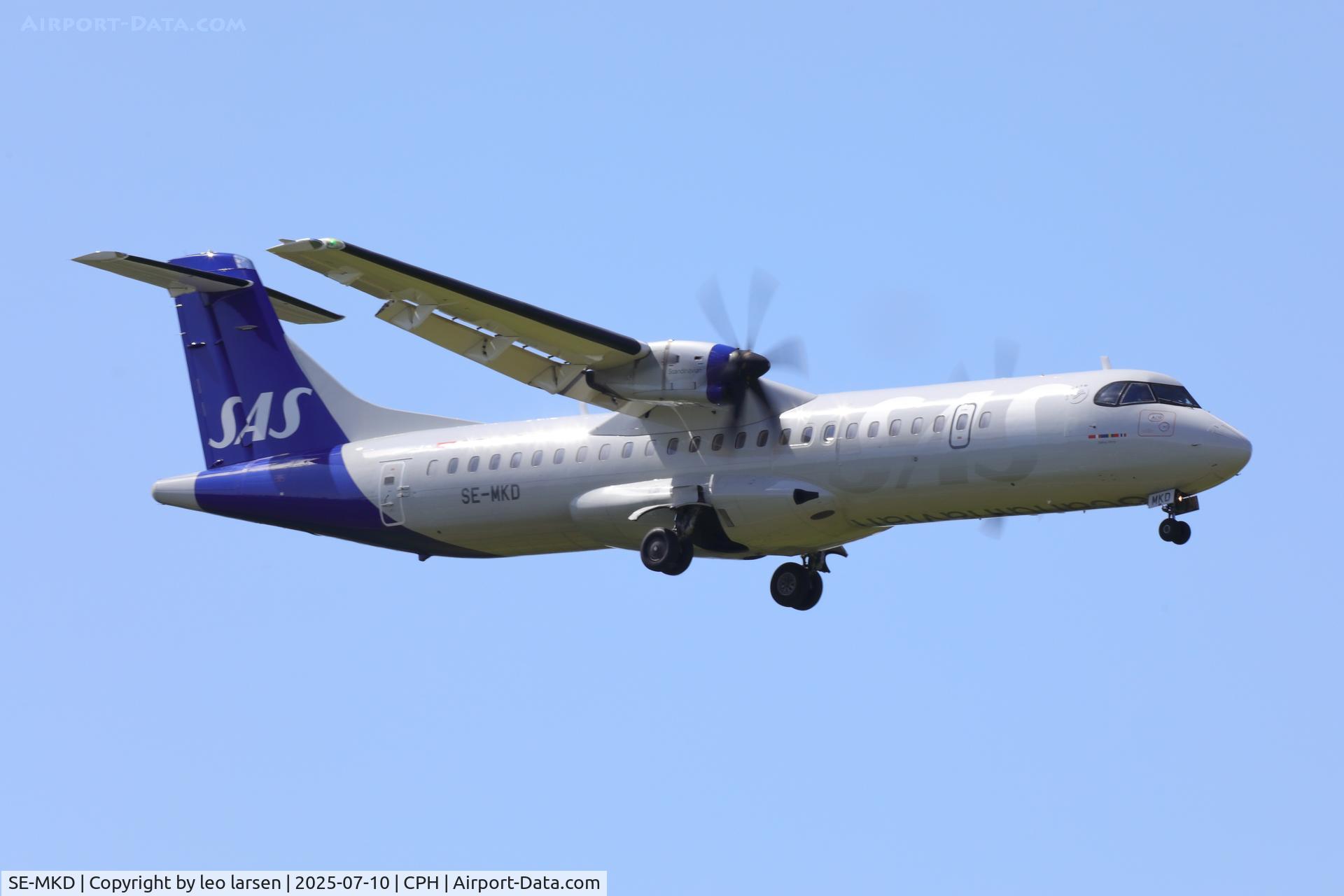 SE-MKD, 2016 ATR 72-600 C/N 1331, Copenhagen 10.7.2025