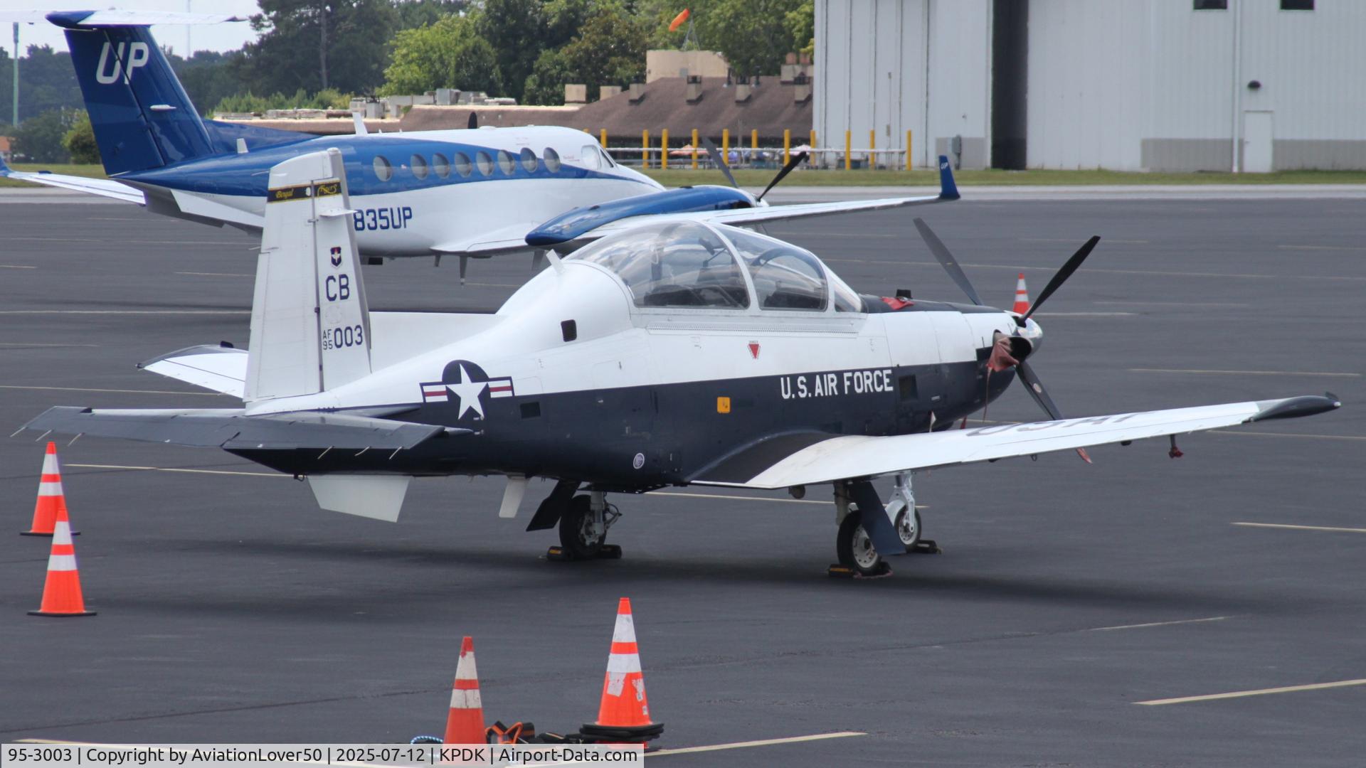 95-3003, 1995 Raytheon T-6A Texan II C/N PT-7, T-6A