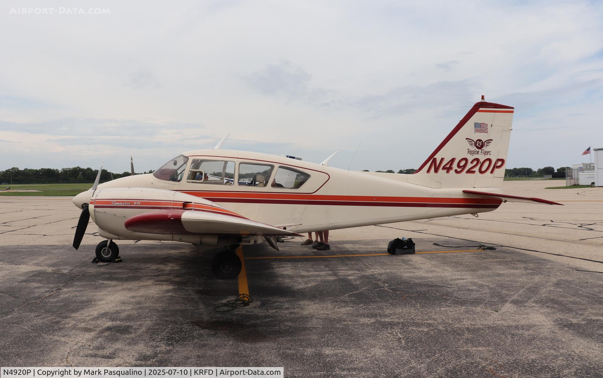 N4920P, 1962 Piper PA-23-235 Apache C/N 27-510, Piper PA-23-235