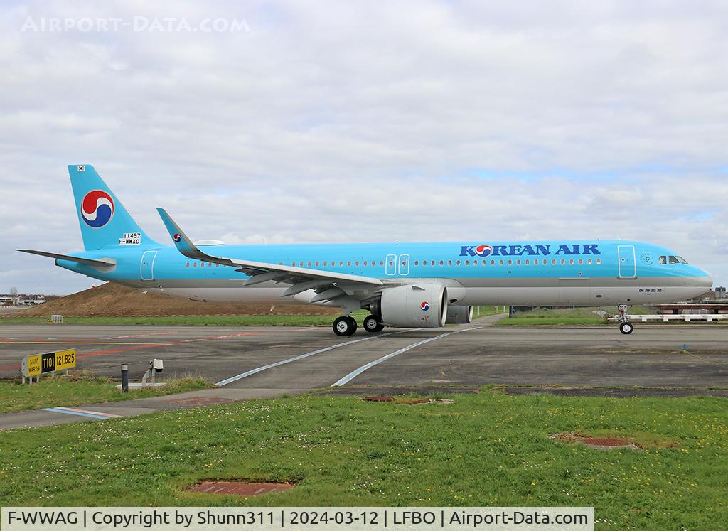 F-WWAG, 2024 Airbus A321-272NX C/N 11497, C/n 11497 - To be HL8557