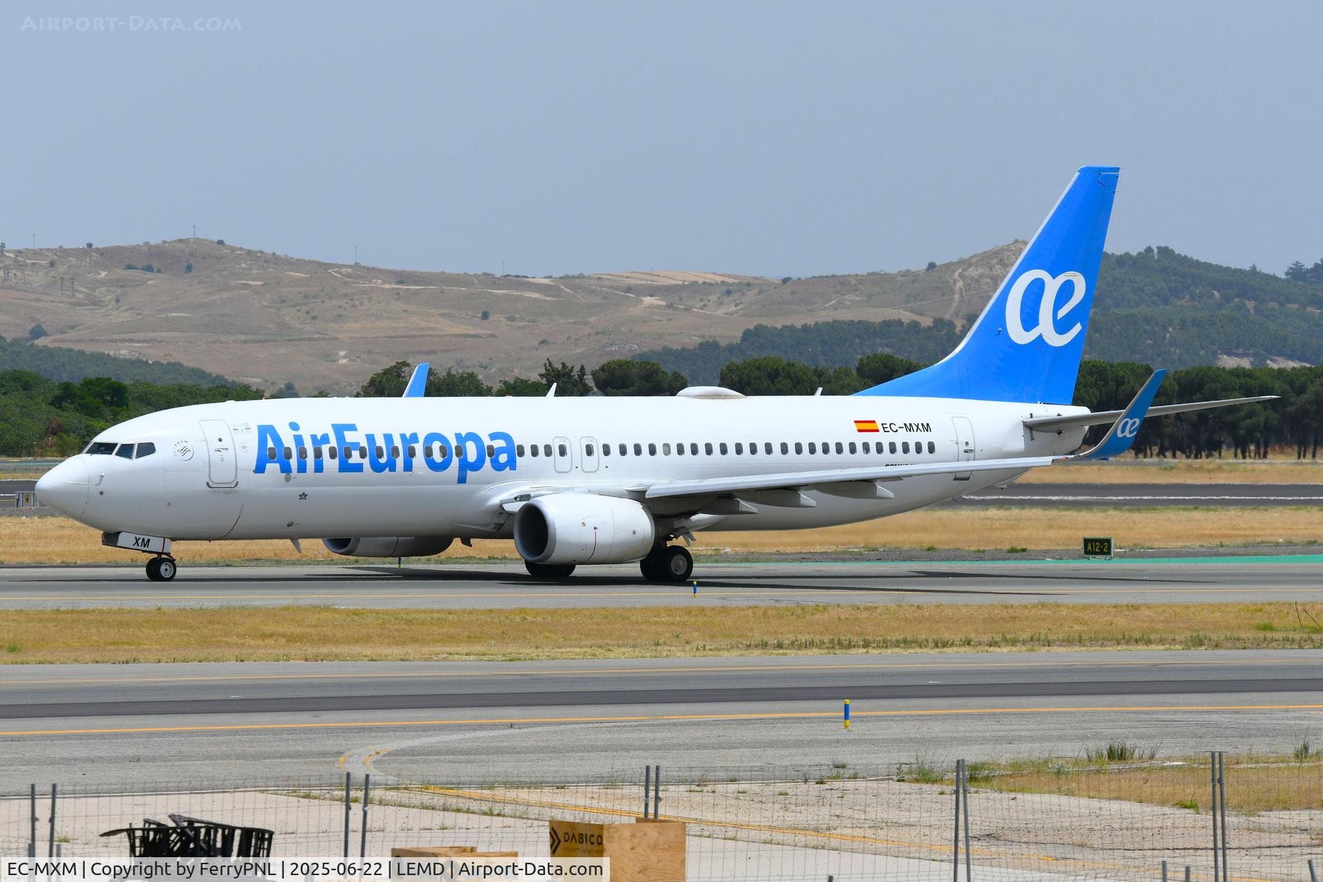 EC-MXM, 2018 Boeing 737-800 C/N 60591, Departure of Air Europa B738