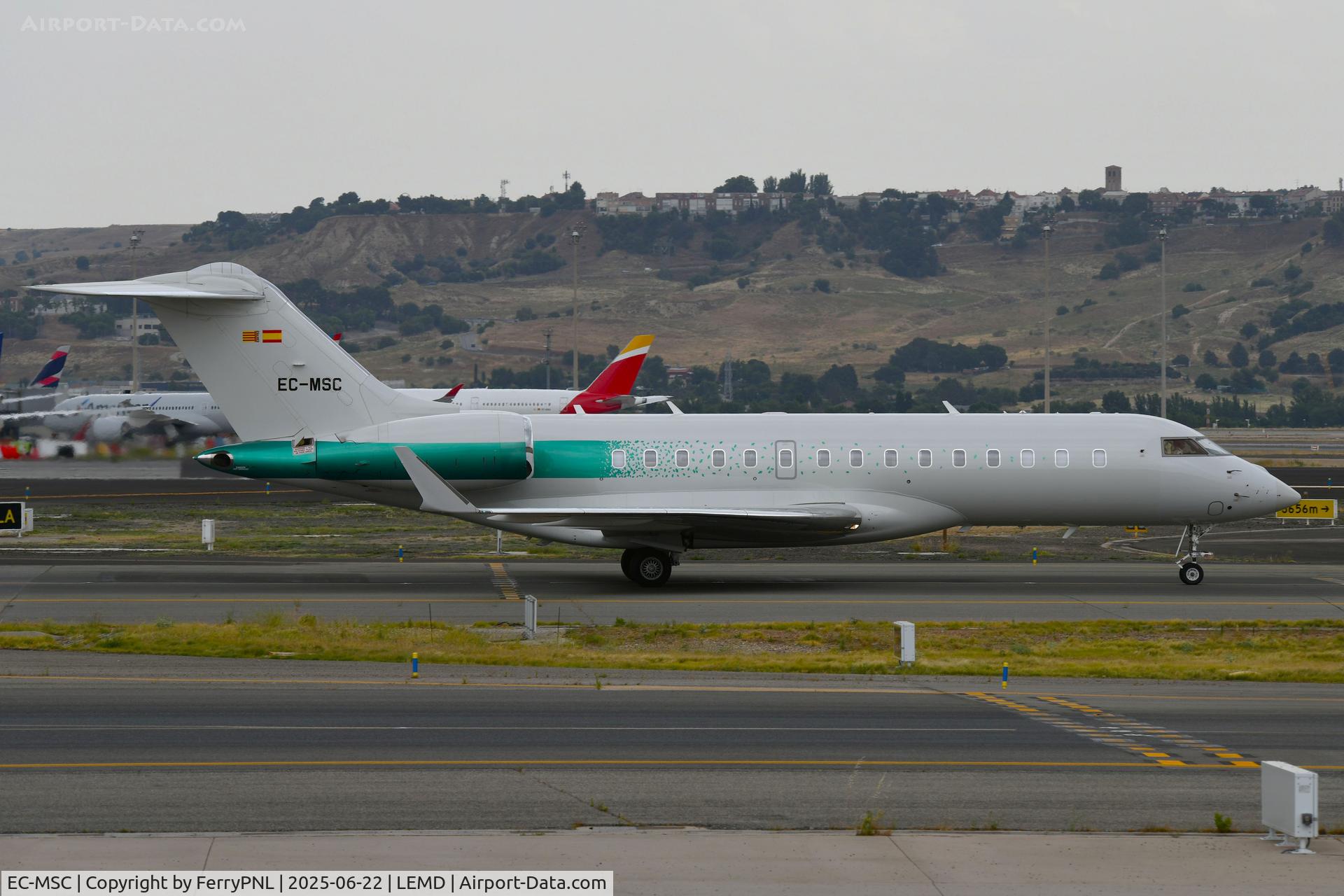 EC-MSC, 2011 Bombardier Global 6000 (BD700-1A10) C/N 9466, Mercadona Supermercado Global Express