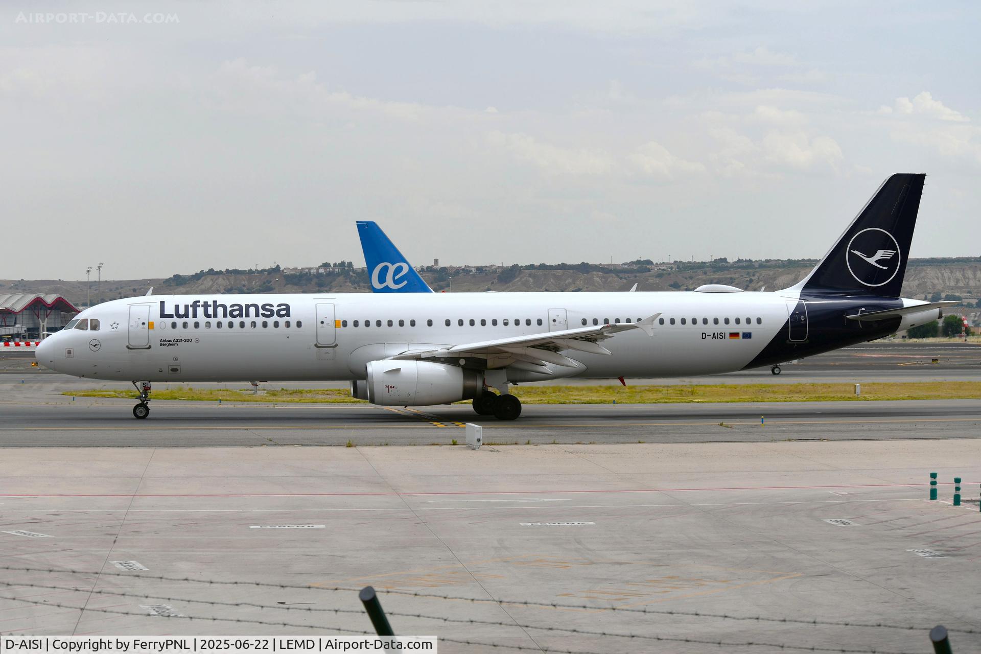 D-AISI, 2007 Airbus A321-231 C/N 3339, Lufthansa A321
