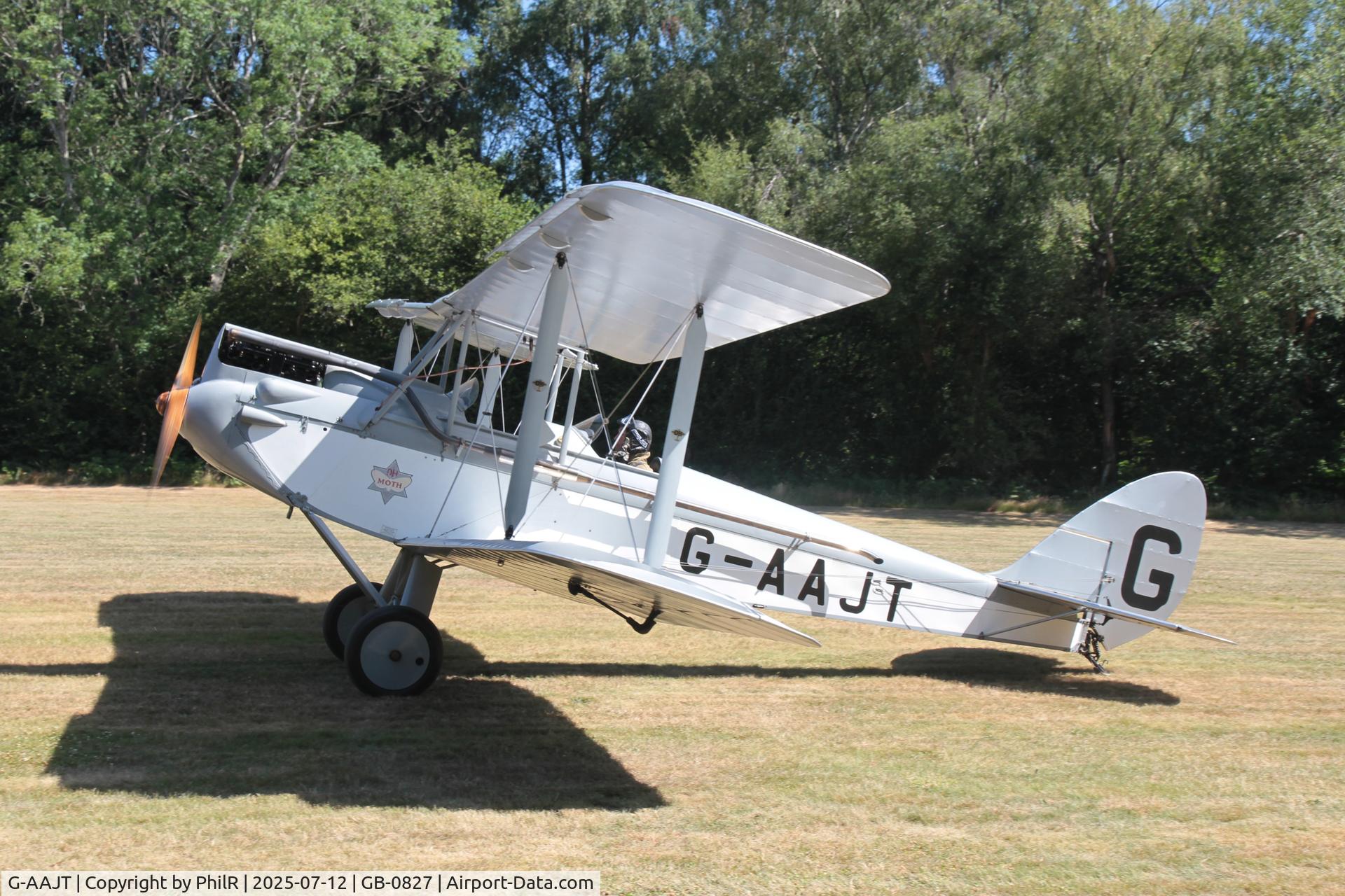 G-AAJT, 1930 De Havilland DH60G Gipsy Moth C/N 1084, G-AAJT 1930 DH60G Gipsy Moth Fly-In West Tisted 