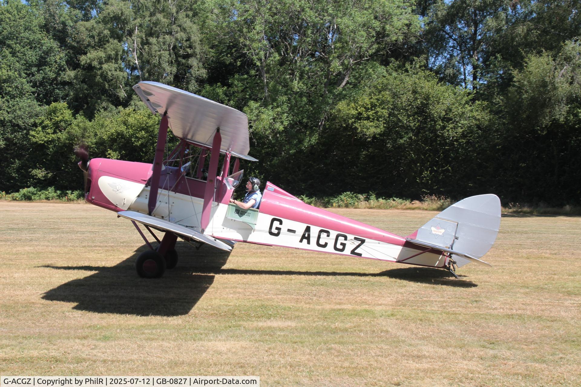 G-ACGZ, 1933 De Havilland DH-60G III Moth Major C/N 5030, G-ACGZ 1933 DH60G III Moth Major Fly-In West Tisted