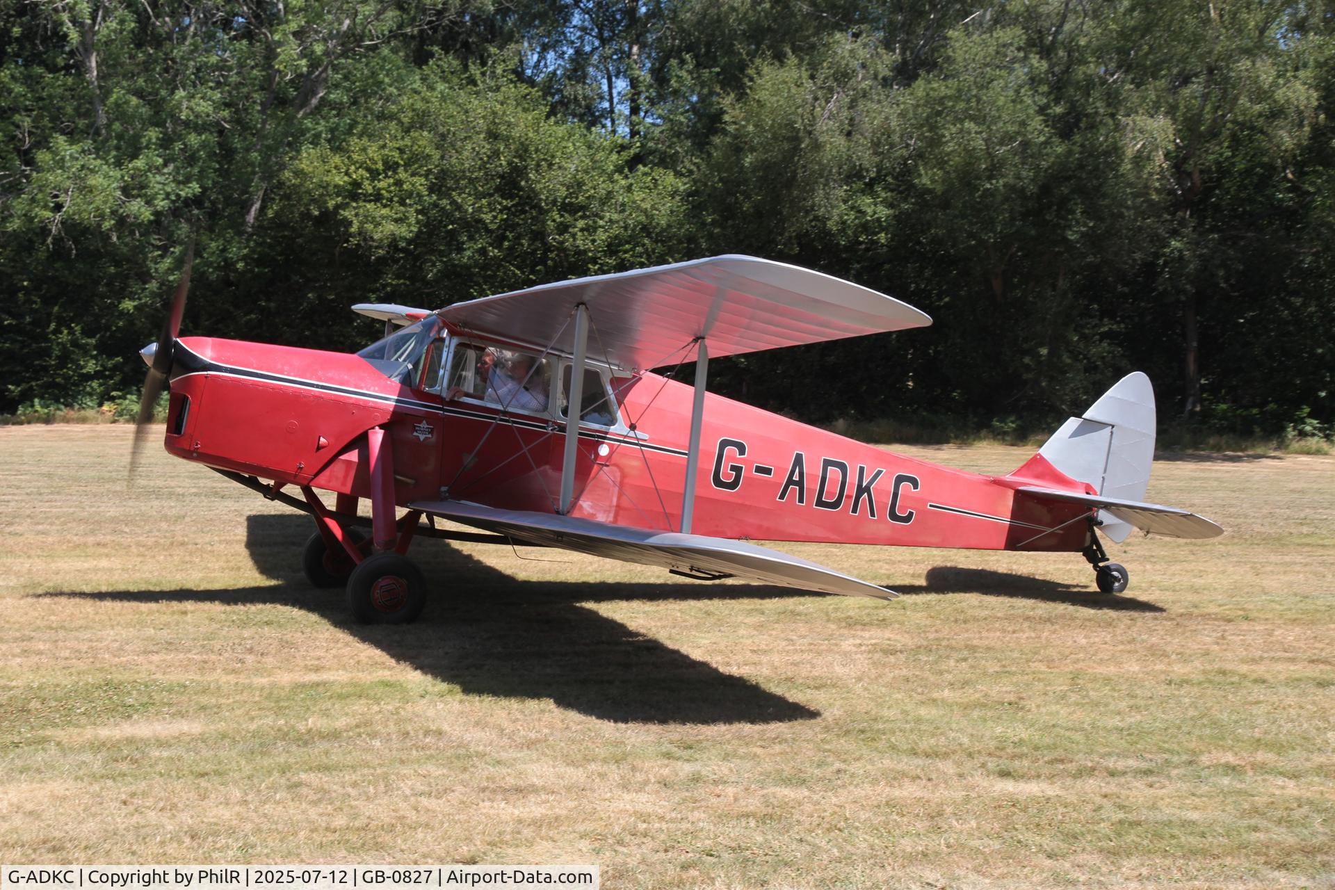 G-ADKC, 1936 De Havilland DH.87B Hornet Moth C/N 8064, G-ADKC 1936 DH87B Hornet Moth Fly-In West Tisted