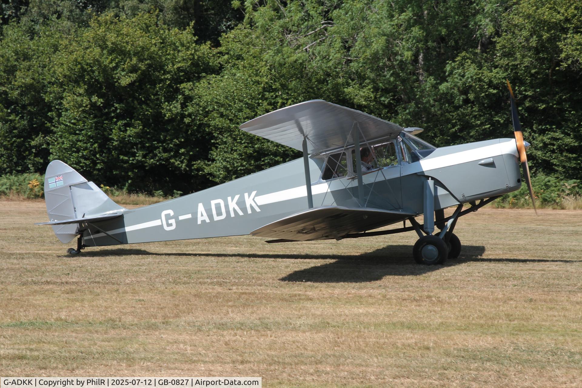 G-ADKK, 1935 De Havilland DH.87B Hornet Moth C/N 8033, G-ADKK 1935 DH87B Hornet Moth Fly-In West Tisted