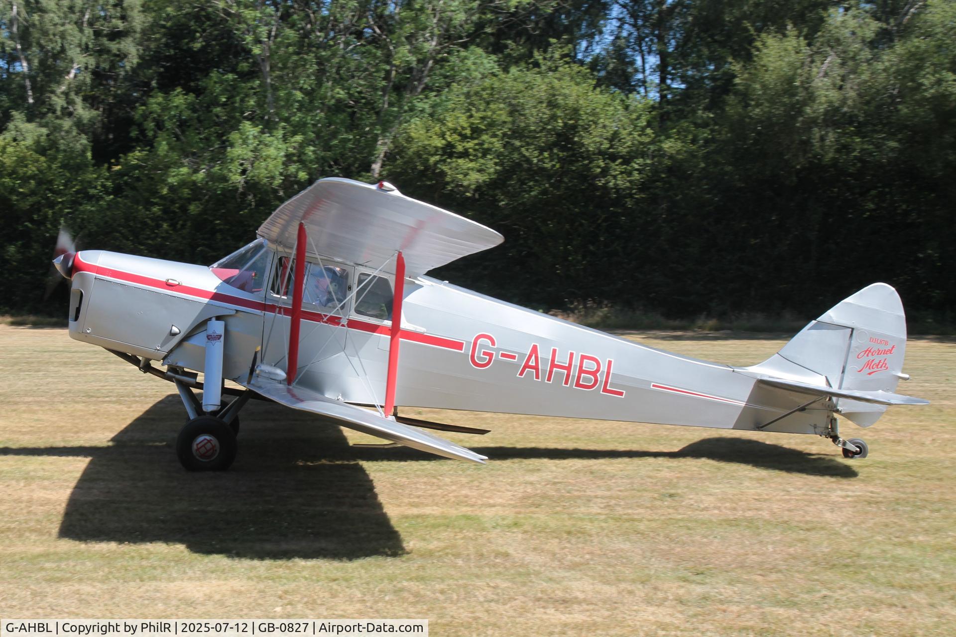 G-AHBL, 1936 De Havilland DH.87B Hornet Moth C/N 8135, G-AHBL 1936 DH87B Hornet Moth Fly-In West Tisted