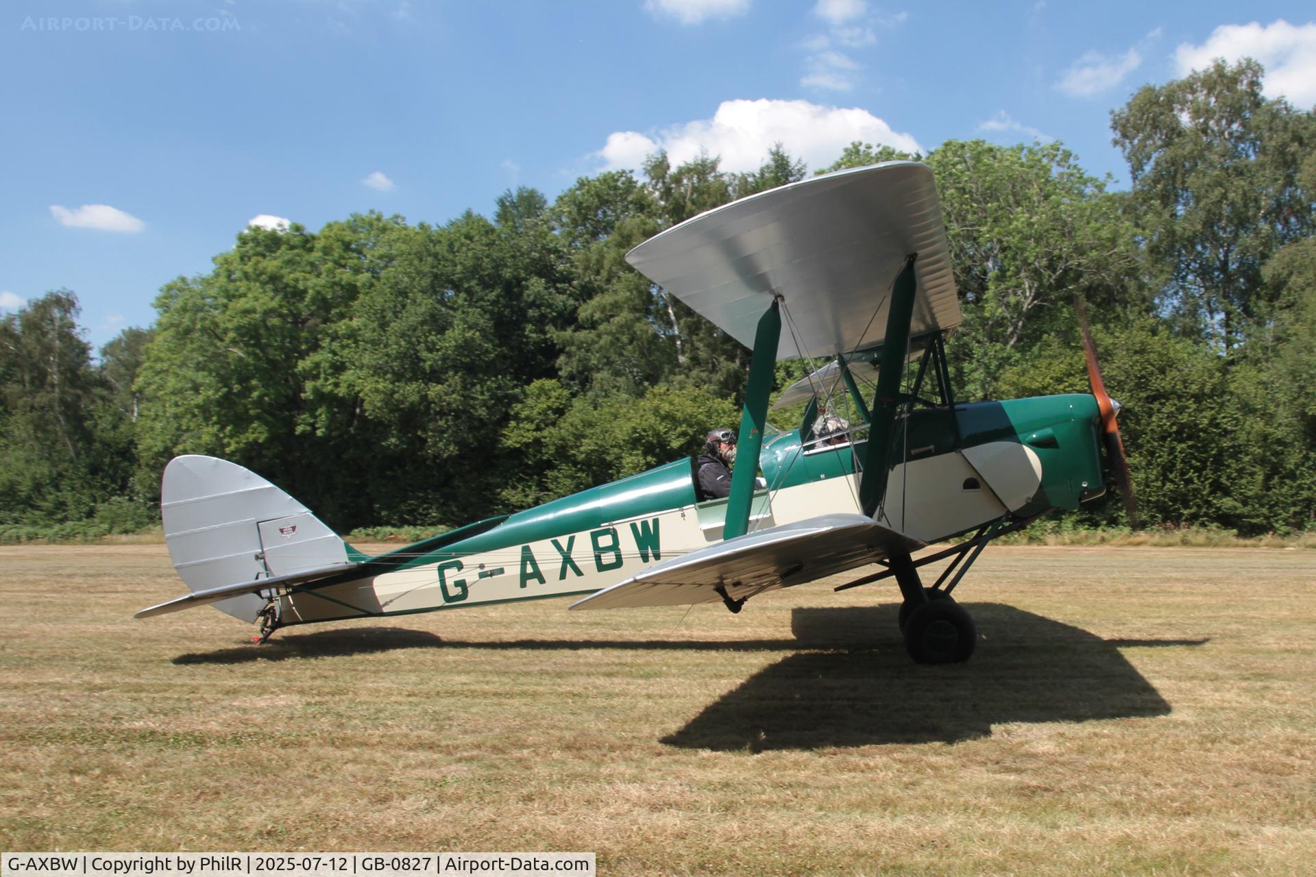 G-AXBW, 1940 De Havilland DH-82A Tiger Moth II C/N 83595, G-AXBW 1940 DH82A Tiger Moth Fly-In West Tisted