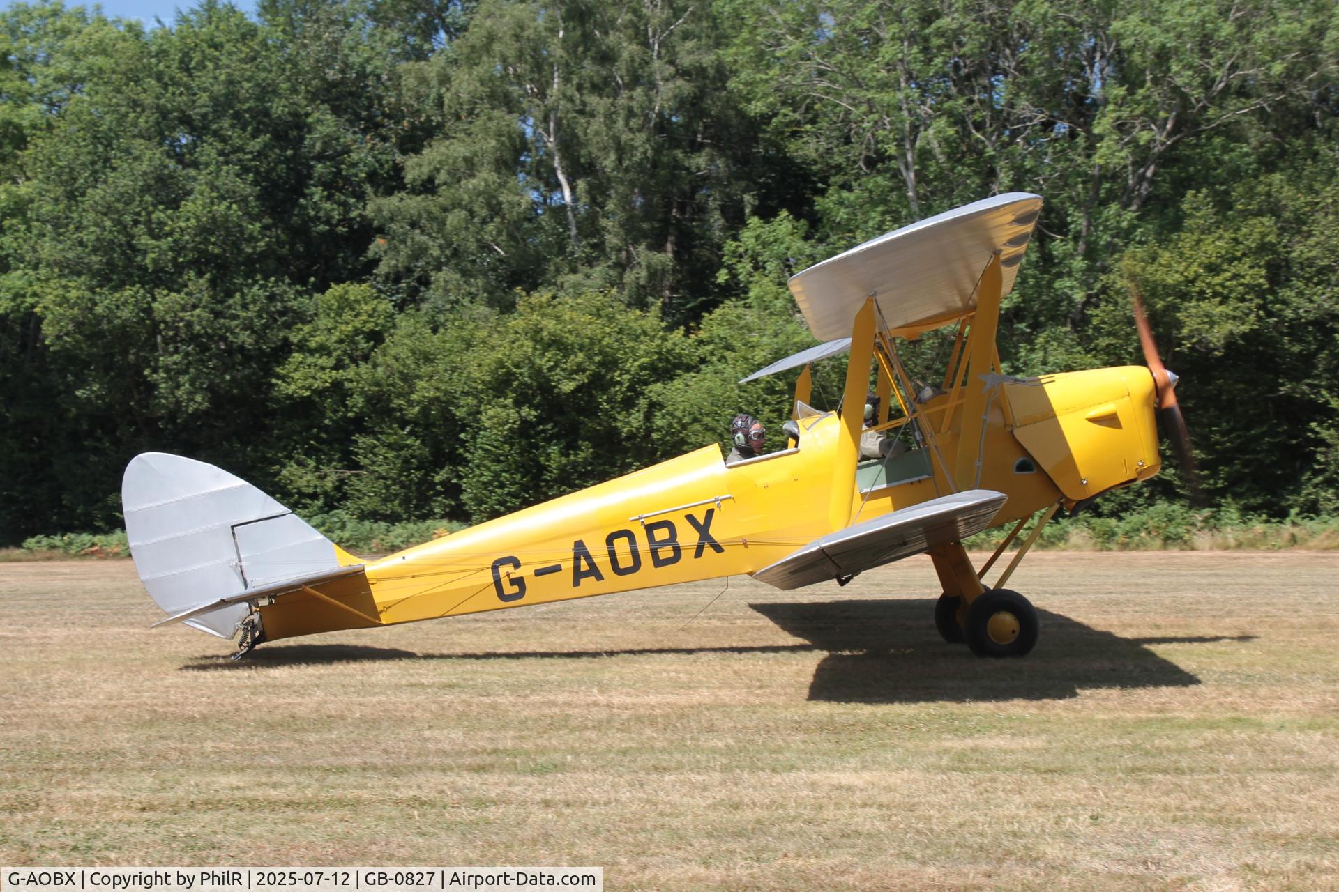 G-AOBX, 1940 De Havilland DH-82A Tiger Moth II C/N 83653, G-AOBX 1940 DH82A Tiger Moth Fly-In West Tisted