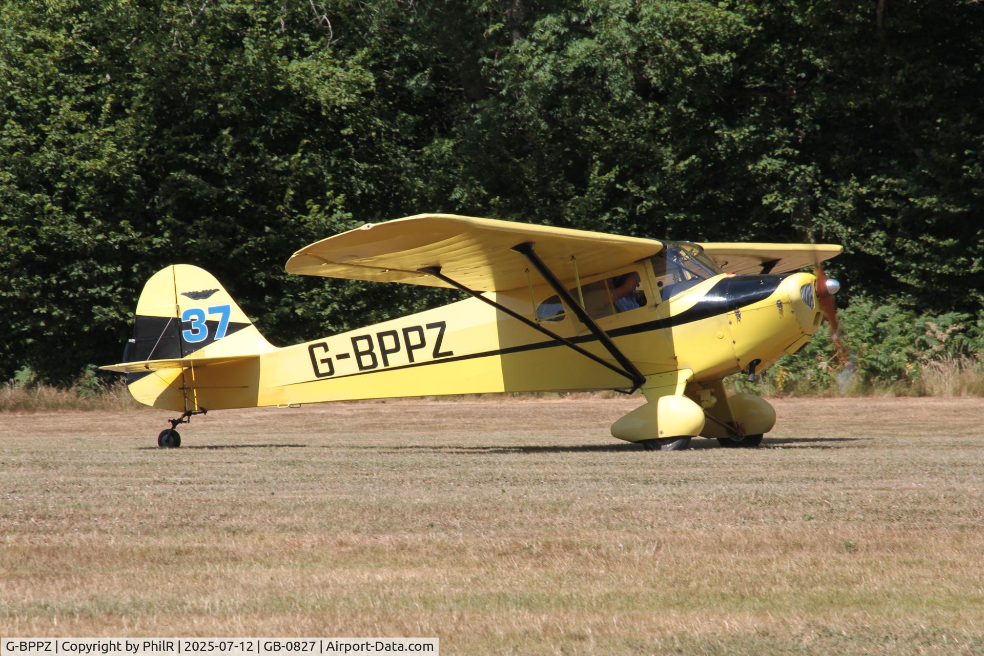 G-BPPZ, 1946 Taylorcraft BC-12D Twosome C/N 7988, G-BPPZ 1946 Taylorcraft BC12D Twosome Fly-In West Tisted 