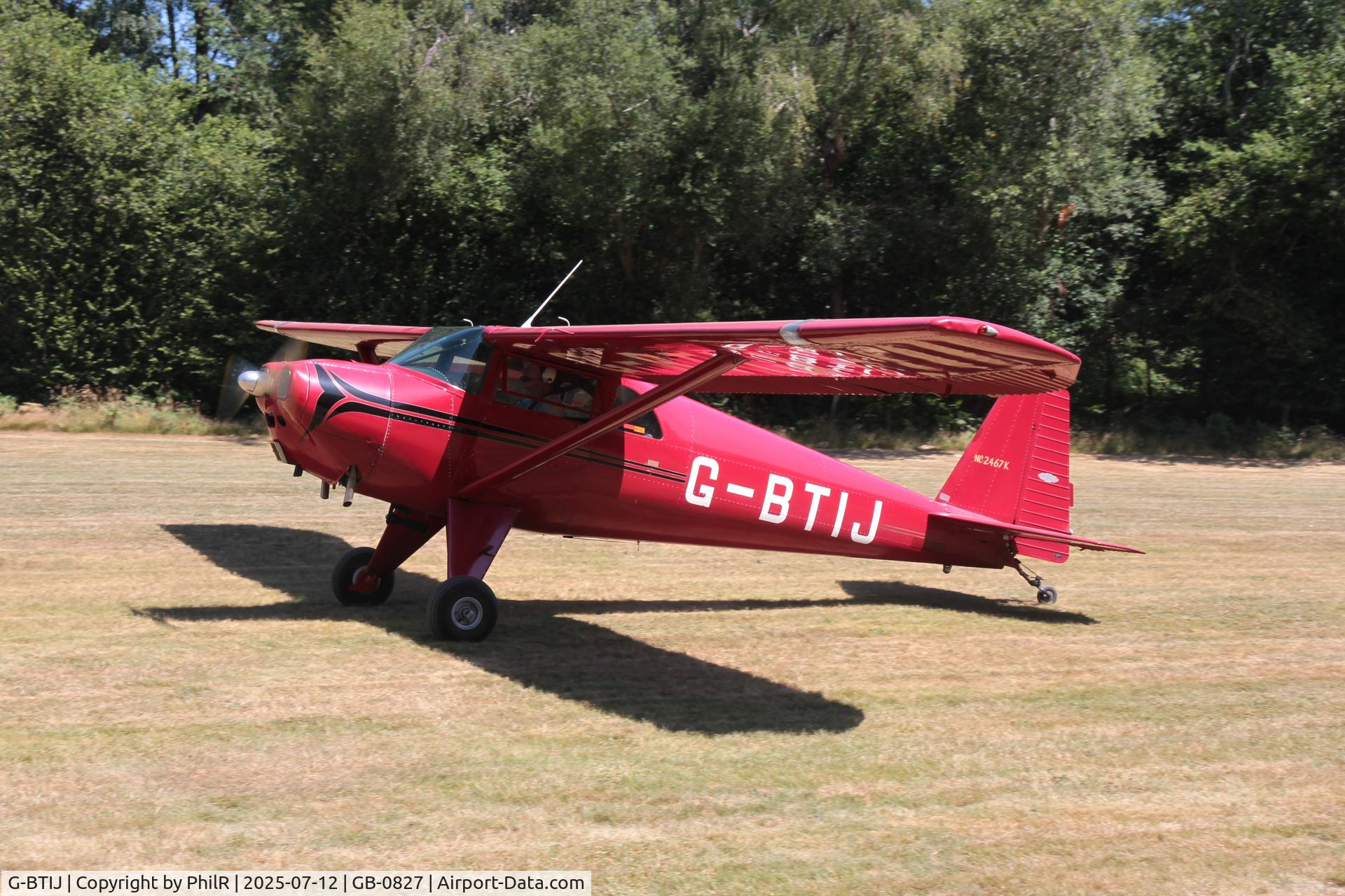 G-BTIJ, 1947 Luscombe 8E Silvaire C/N 5194, G-BTIJ 1947 Luscombe 8E Silvaire Deluxe Fly-In West Tisted
