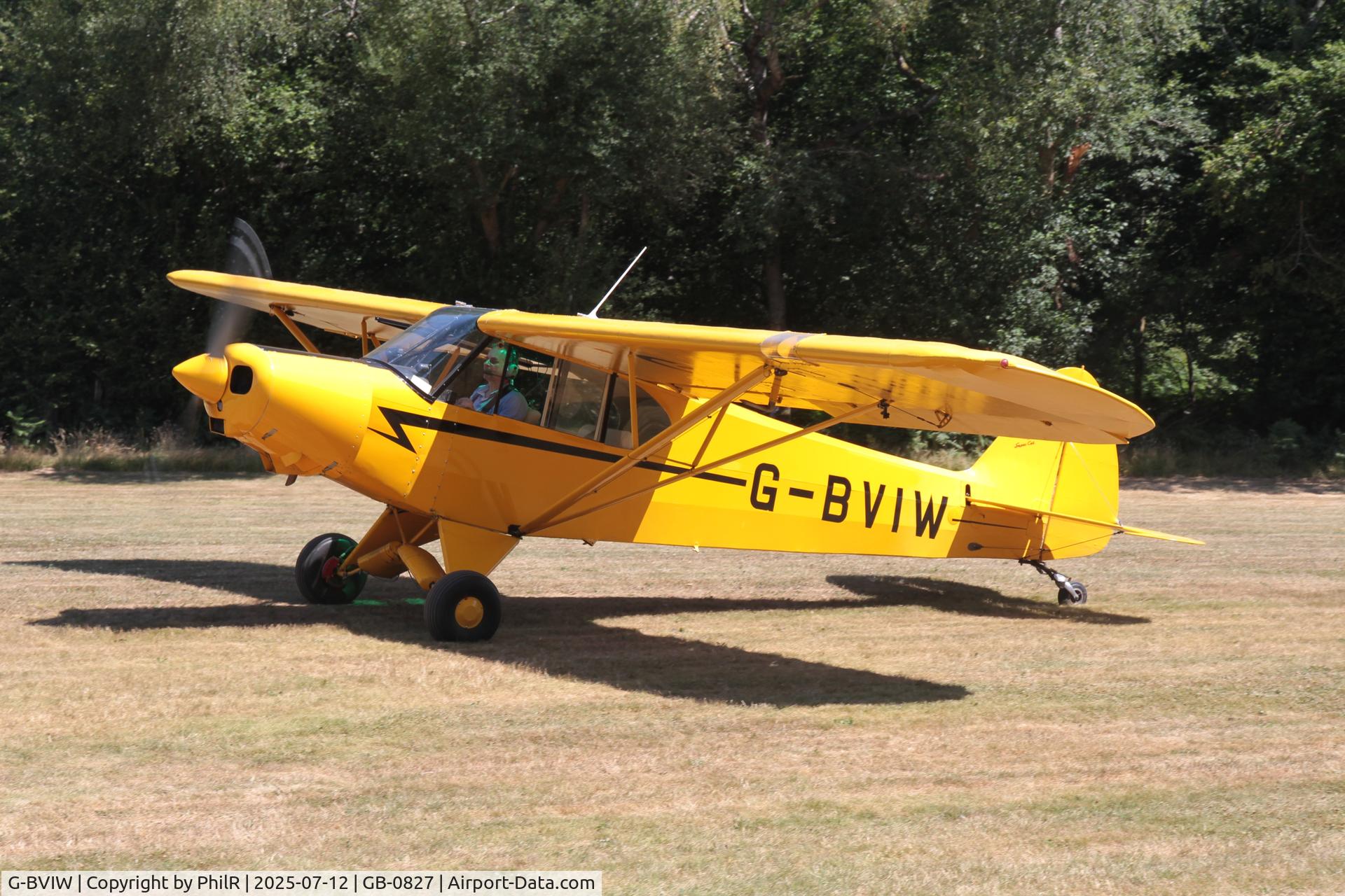 G-BVIW, 1965 Piper PA-18-150 Super Cub C/N 18-8277, G-BVIW 1965 Piper PA-18-150 Super Cub Fly-In West Tisted 