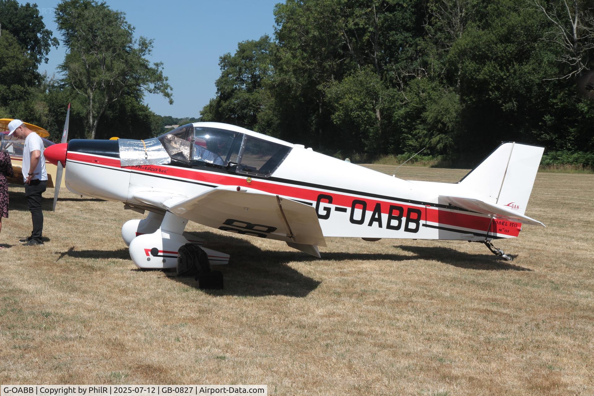 G-OABB, 1962 SAN Jodel D-150 Mascaret C/N 01, G-OABB 1962 SAN Jodel D150 Mascaret Fly-In West Tisted