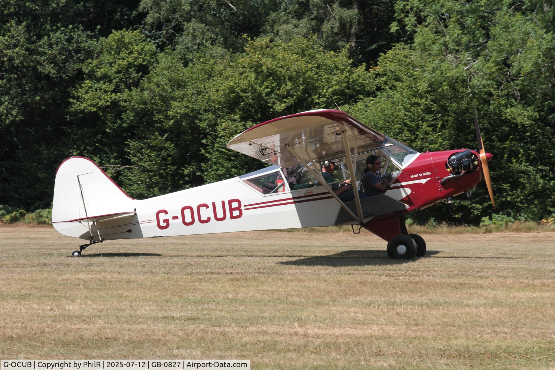G-OCUB, 1944 Piper L-4J Grasshopper (J3C-65D) C/N 13215, G-OCUB 1944 Piper J3C-90 Cub Fly-In West Tisted