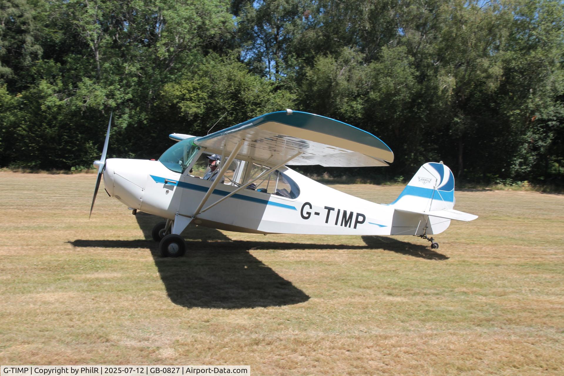 G-TIMP, 1946 Aeronca 7BCM C/N 7AC-3392, G-TIMP 1946 Aeronca 7BCM Champion Fly-In West Tisted 