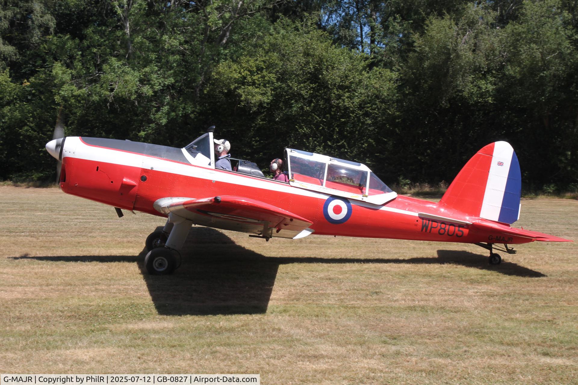 G-MAJR, 1952 De Havilland DHC-1 Chipmunk T.10 C/N C1/0699, WP805 (G-MAJR) 1952 DHC-1 Chipmunk 22 Fly-In West Tisted